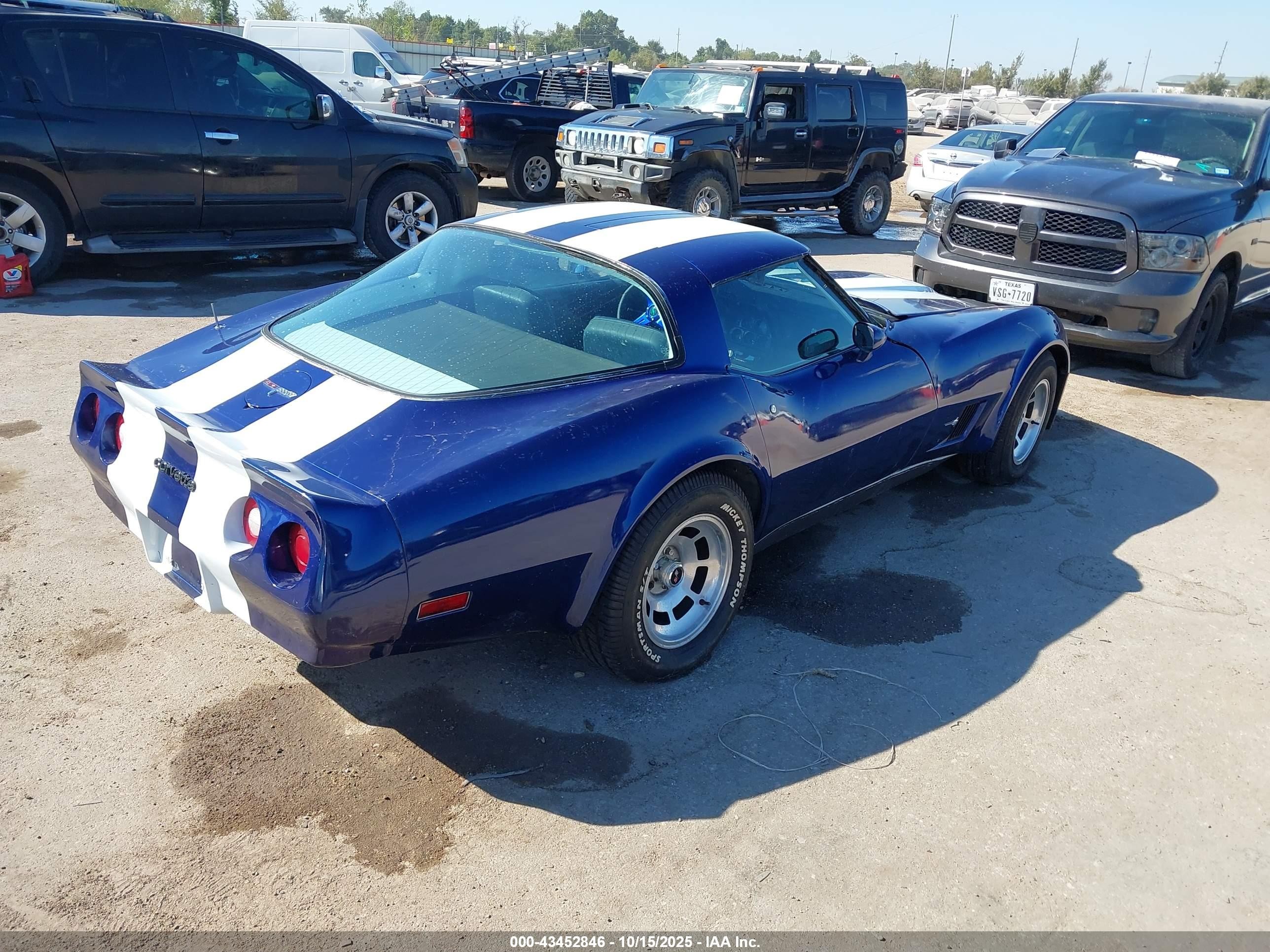 1980 Chevrolet Corvette   Dark Blue vin: 1Z878A5436734    