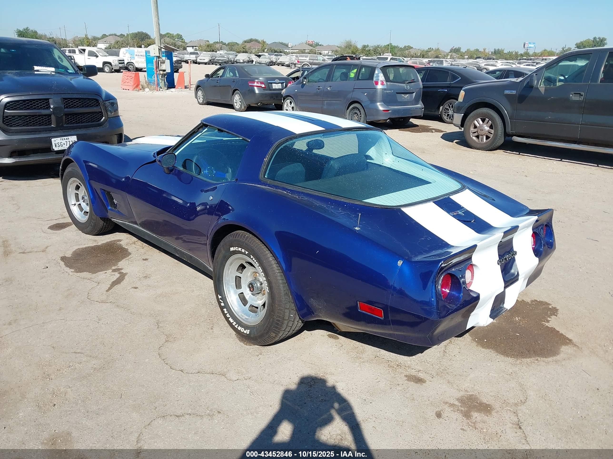 1980 Chevrolet Corvette   Dark Blue vin: 1Z878A5436734    