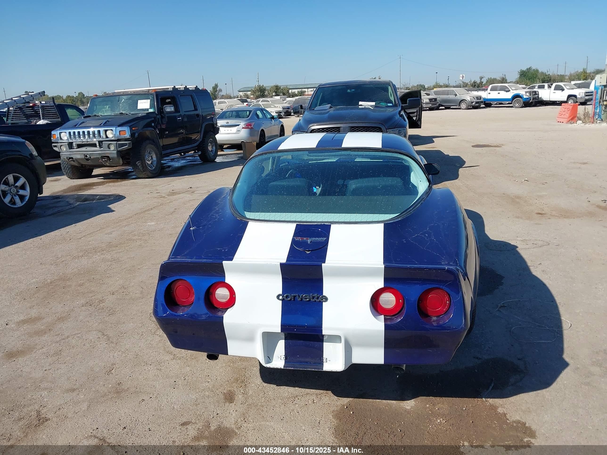 1980 Chevrolet Corvette   Dark Blue vin: 1Z878A5436734    