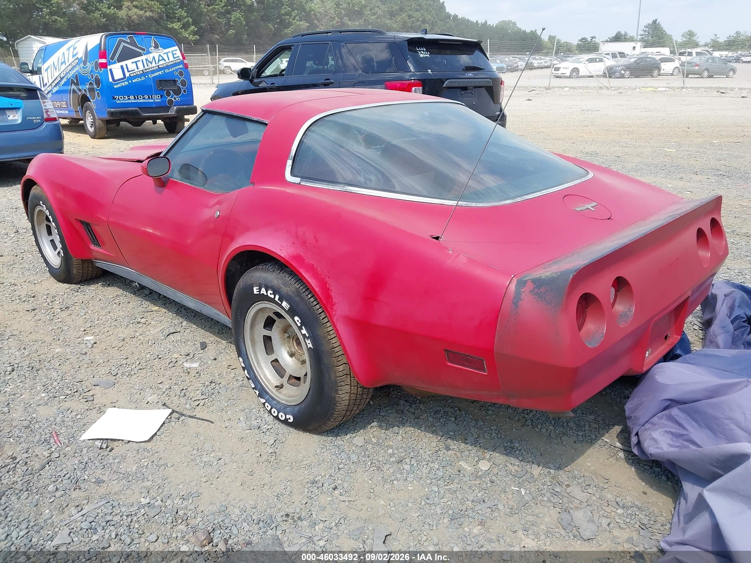 1980 Chevrolet Corvette   Red vin: 1Z878AS401343    