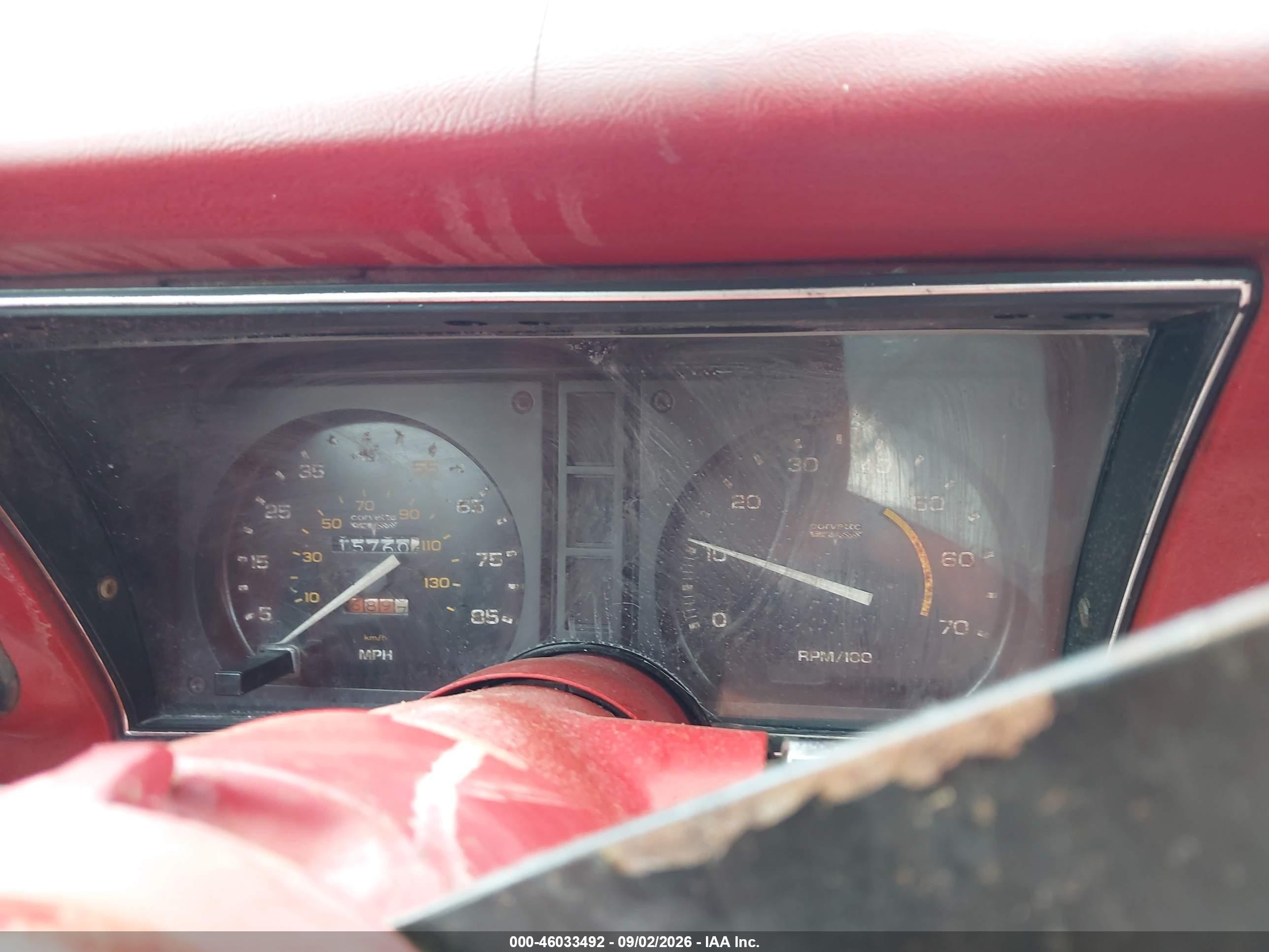 1980 Chevrolet Corvette   Red vin: 1Z878AS401343    