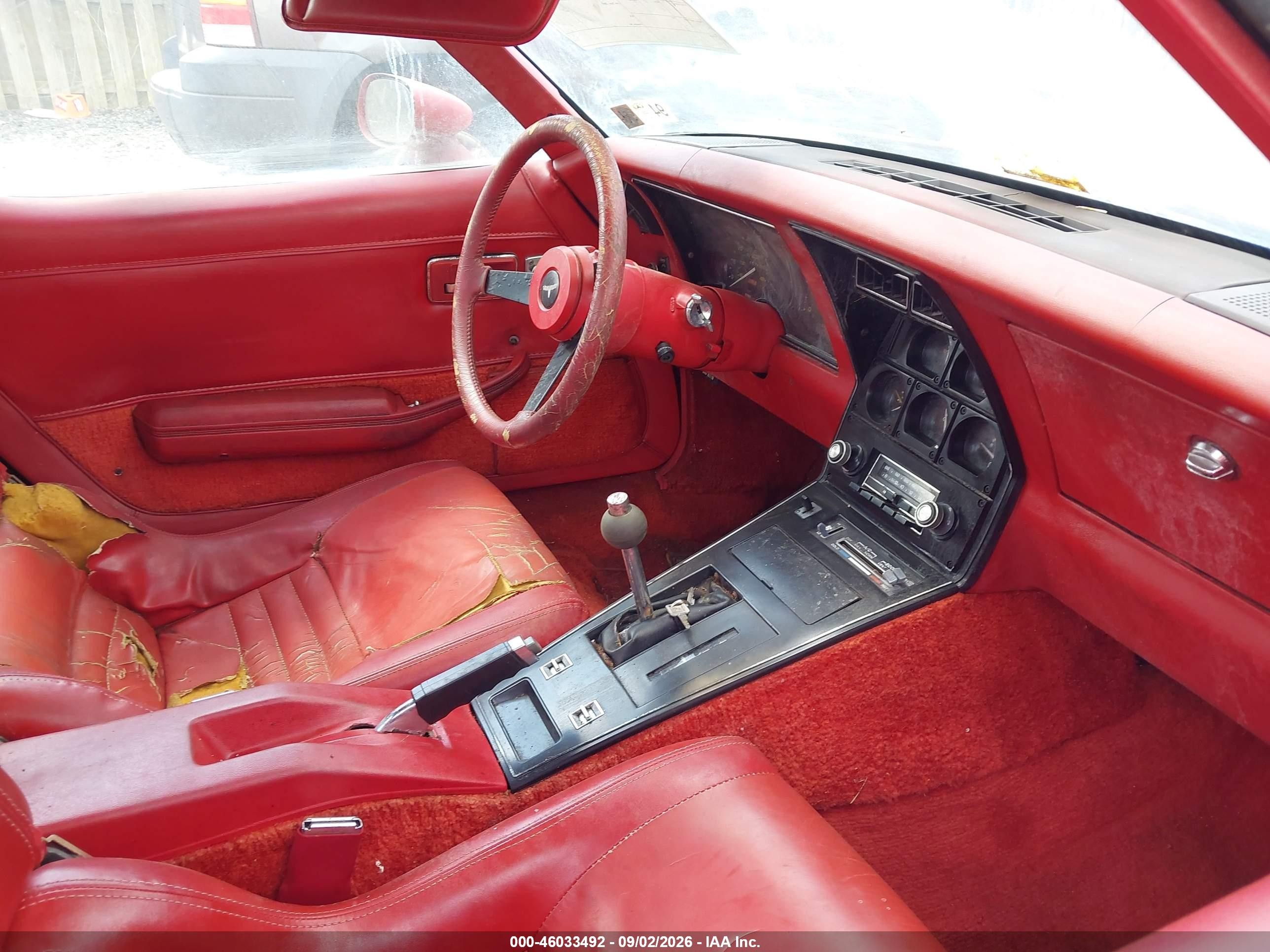 1980 Chevrolet Corvette   Red vin: 1Z878AS401343    