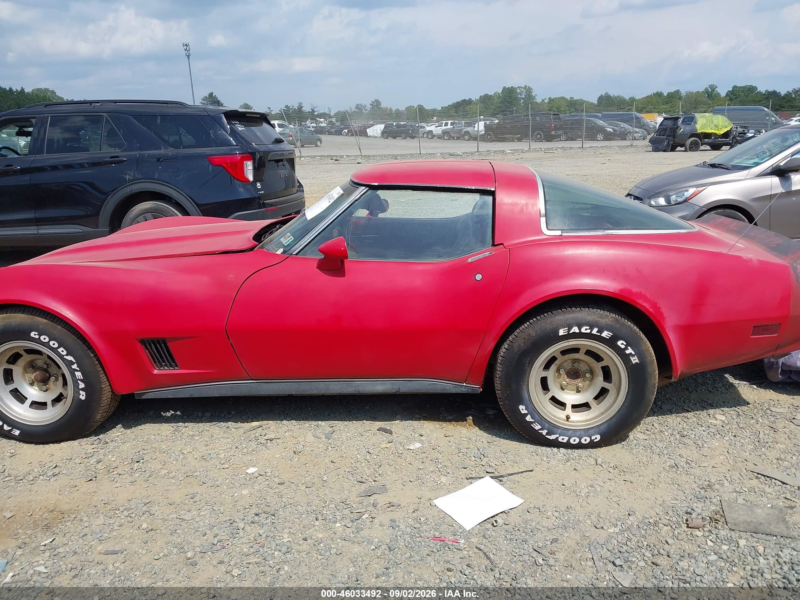 1980 Chevrolet Corvette   Red vin: 1Z878AS401343    