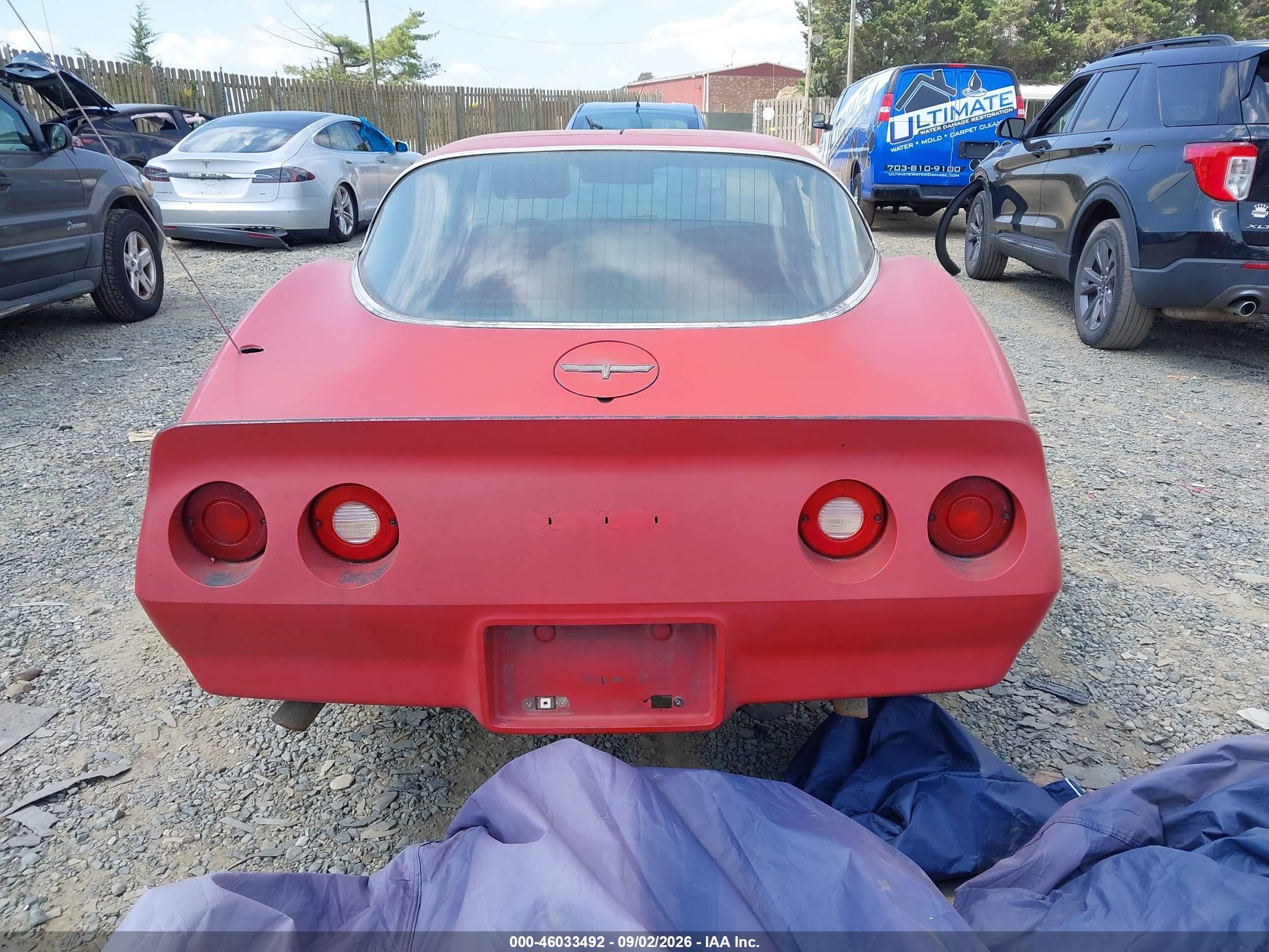 1980 Chevrolet Corvette   Red vin: 1Z878AS401343    