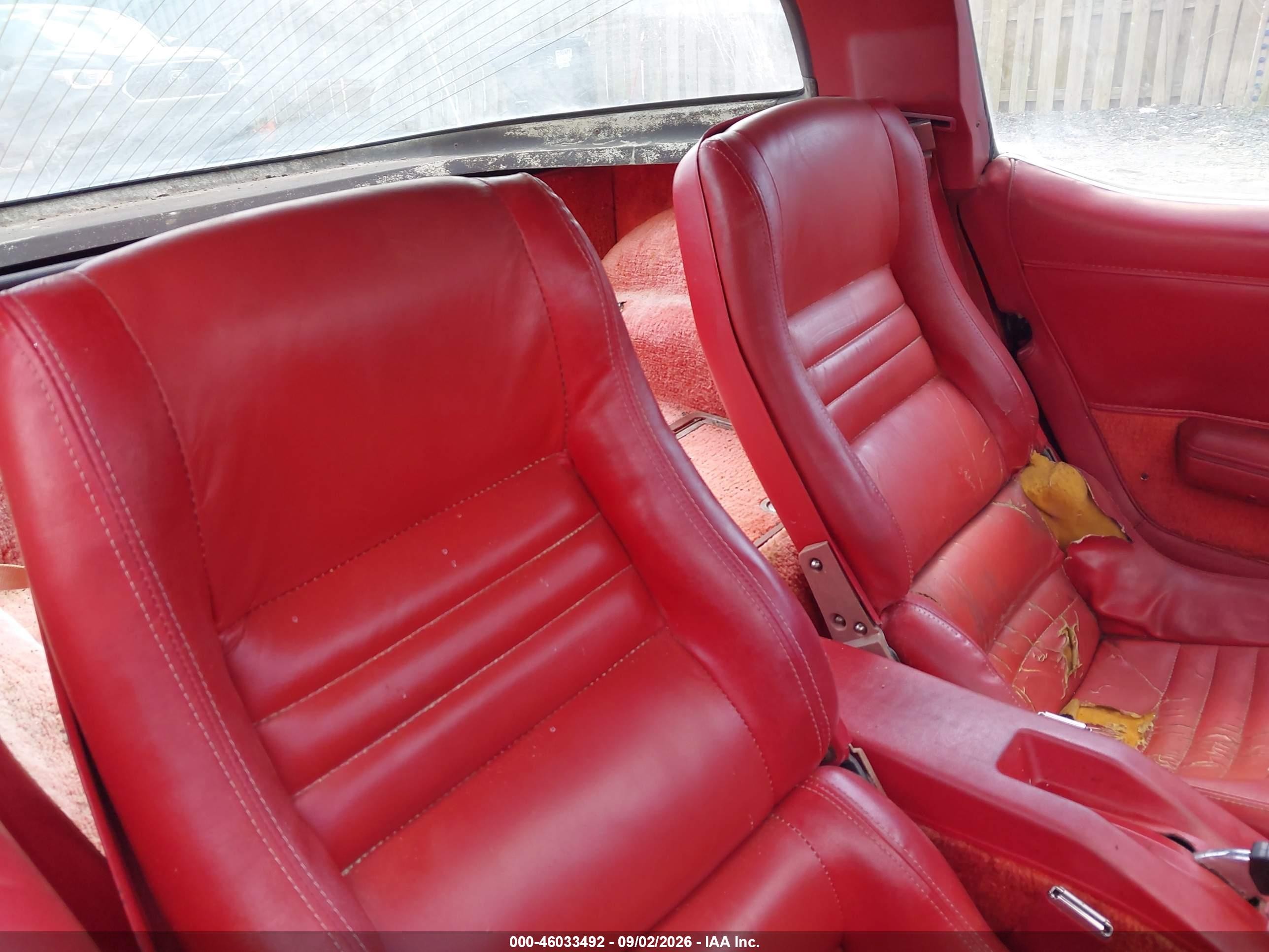 1980 Chevrolet Corvette   Red vin: 1Z878AS401343    