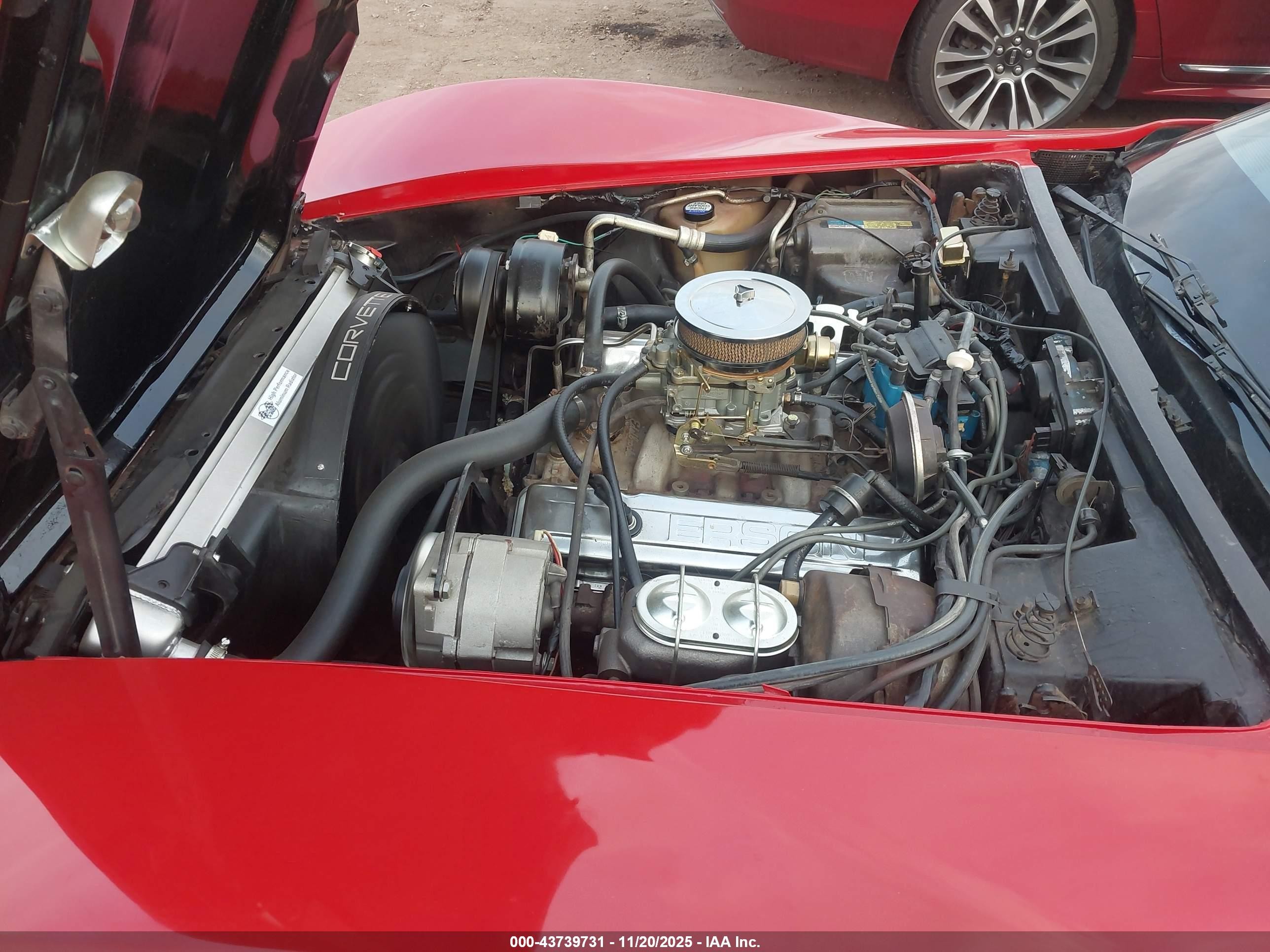 1980 Chevrolet Corvette   Красный vin: 1Z878AS402075    