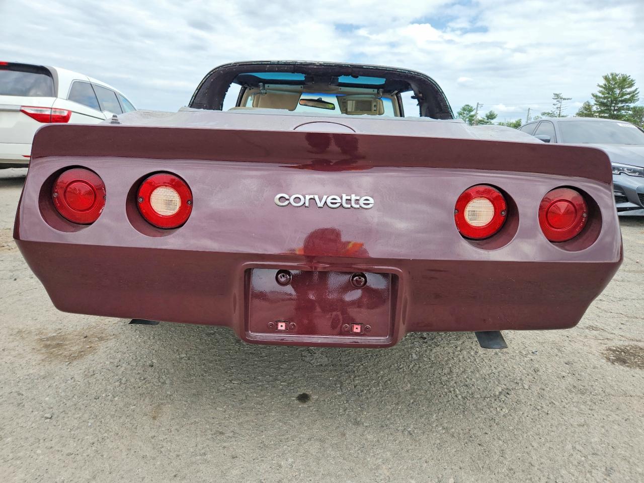 1980 Chevrolet Corvette Maroon vin: 1Z878AS407447