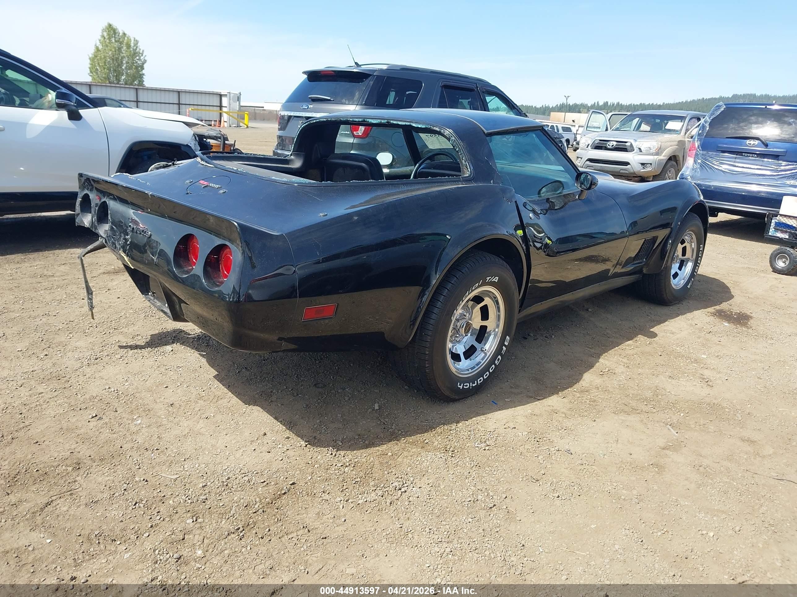 1980 Chevrolet Corvette   Black vin: 1Z878AS408030    