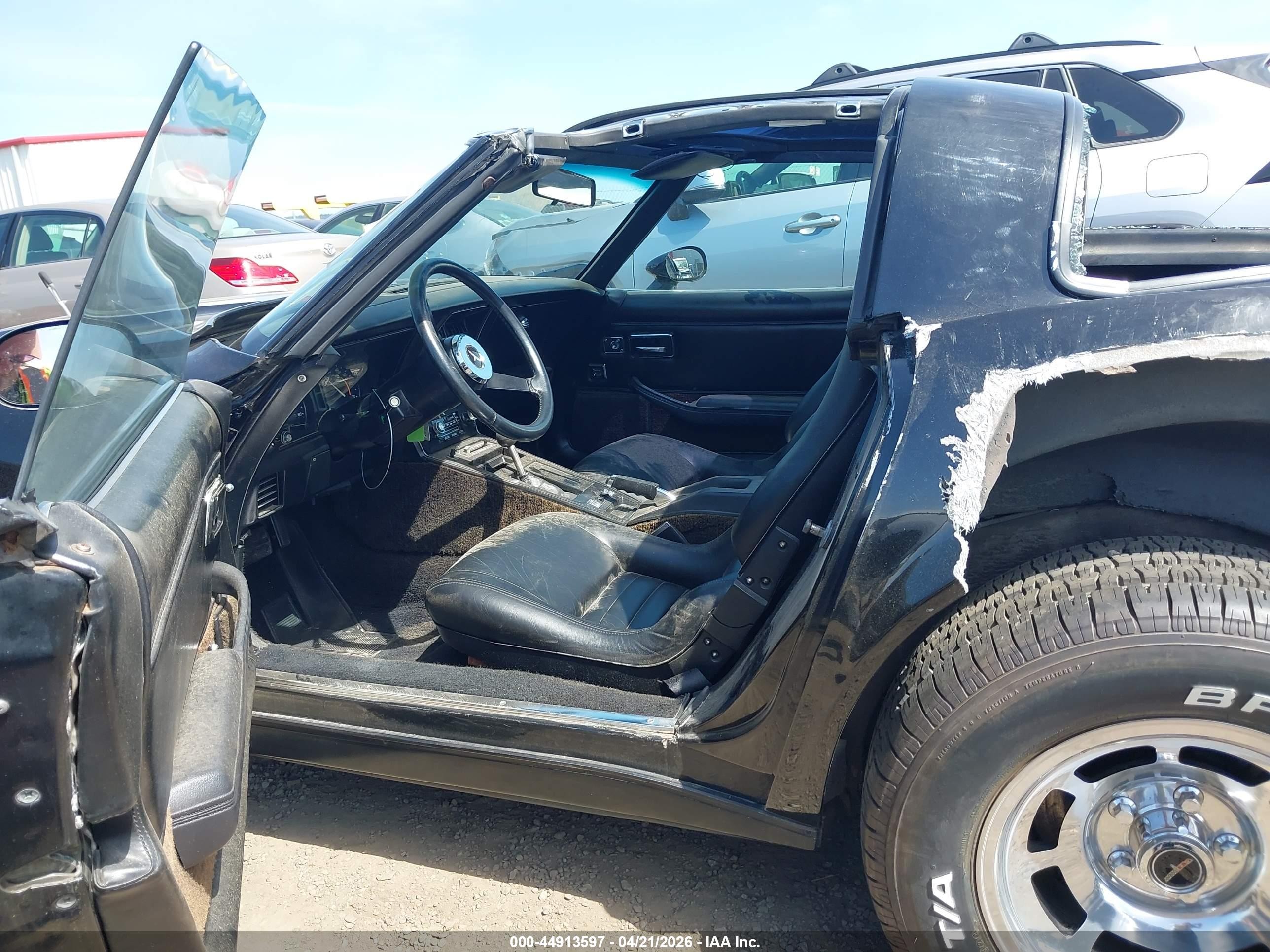 1980 Chevrolet Corvette   Black vin: 1Z878AS408030    
