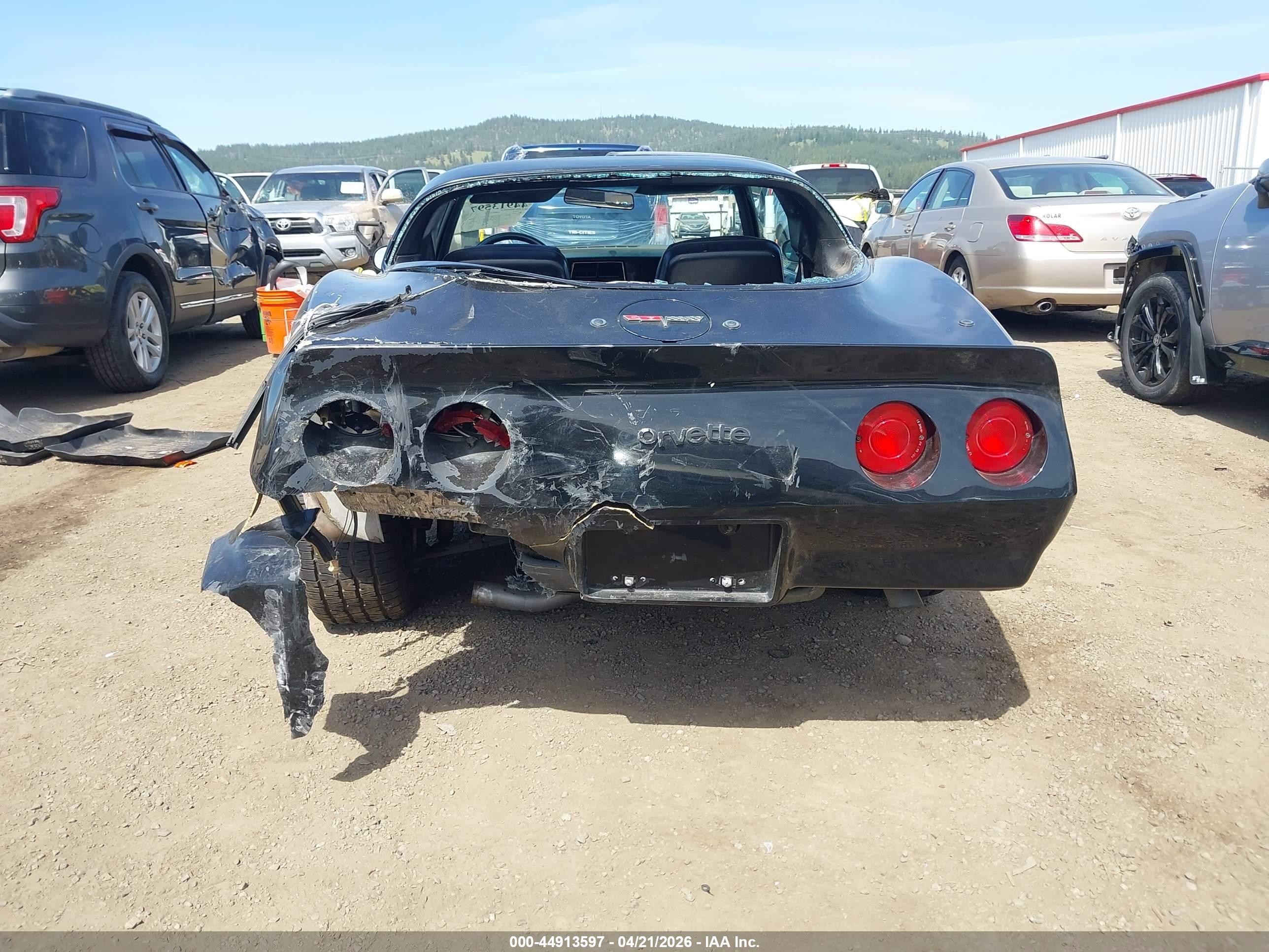 1980 Chevrolet Corvette   Black vin: 1Z878AS408030    