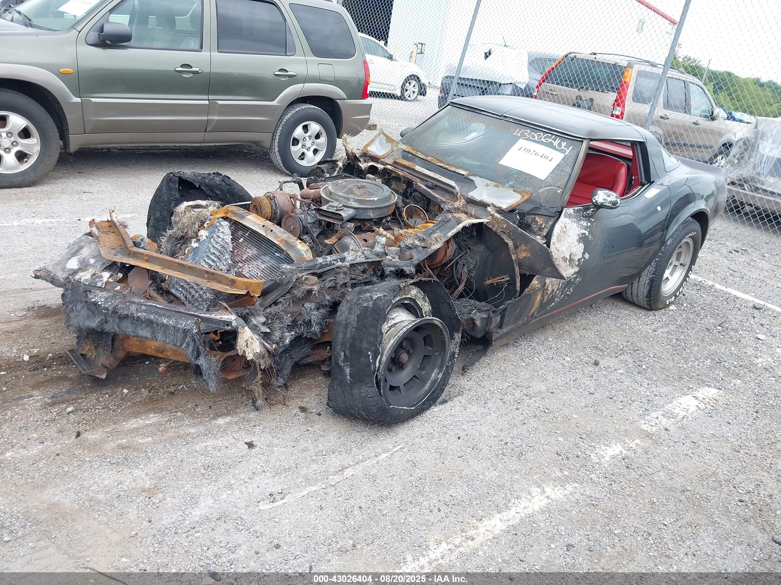 1980 Chev Corvette   Черный vin: 1Z878AS411416    
