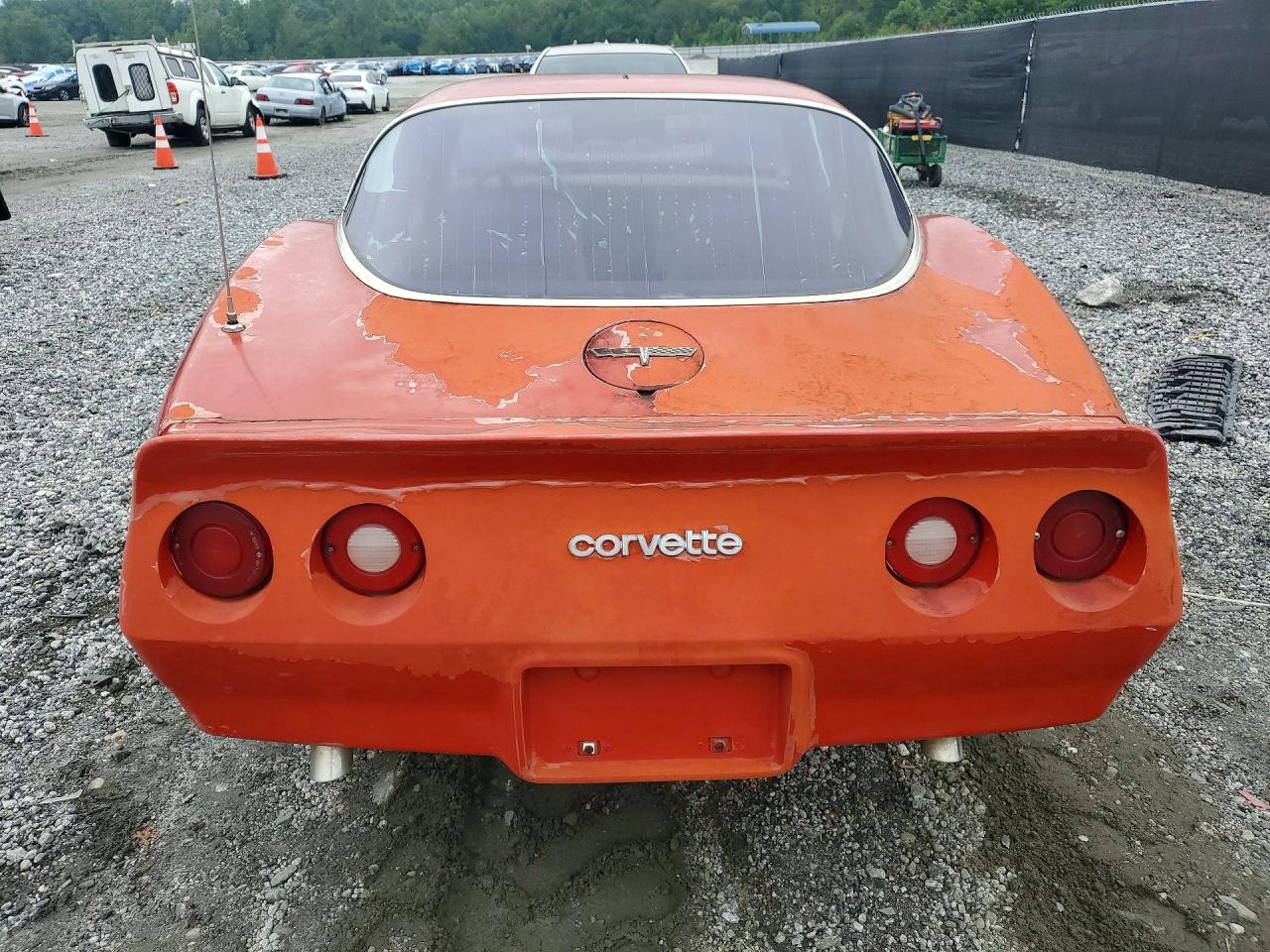 1980 Chevrolet Corvette Red vin: 1Z878AS413715