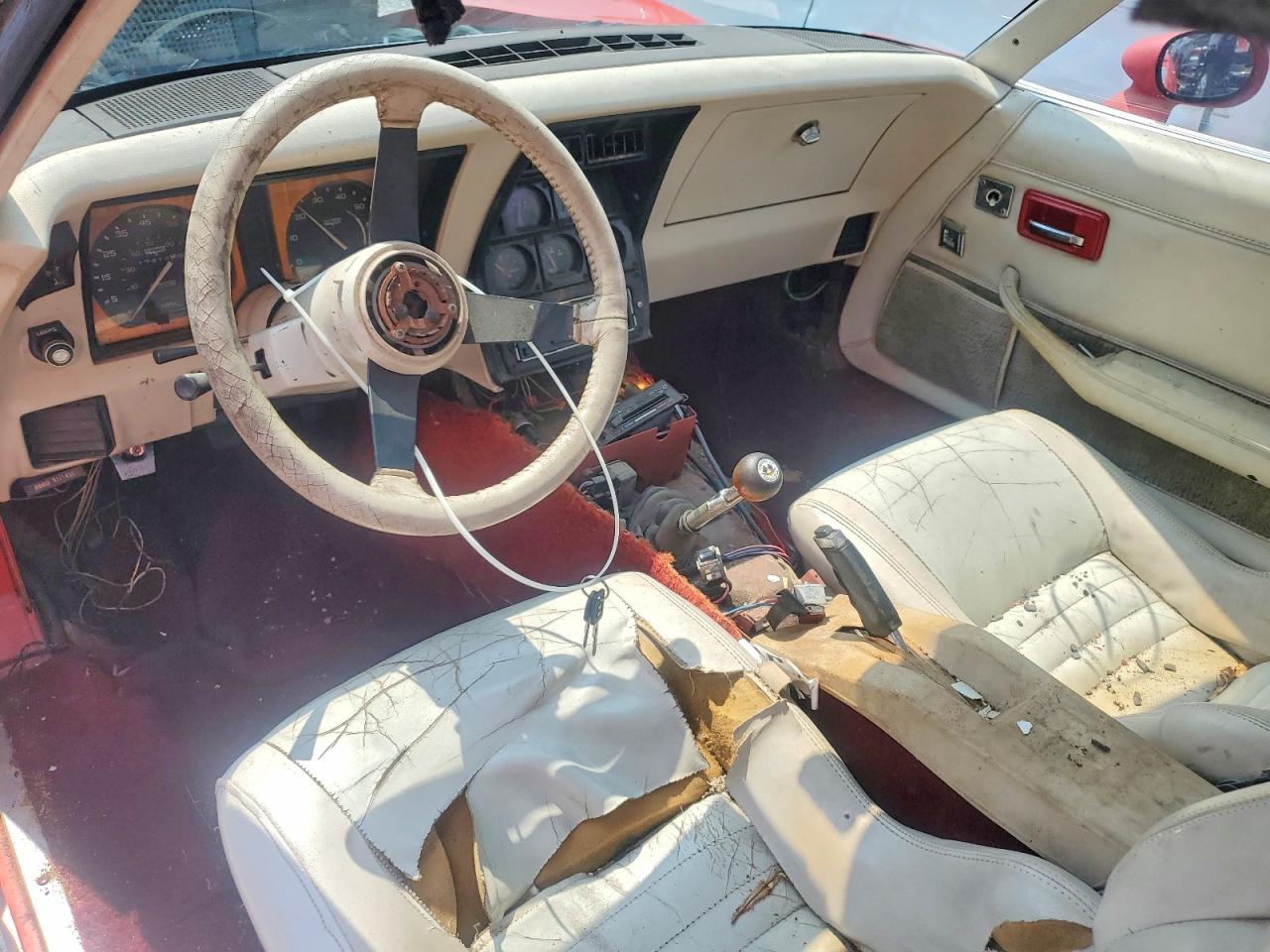1980 Chevrolet Corvette Red vin: 1Z878AS413715