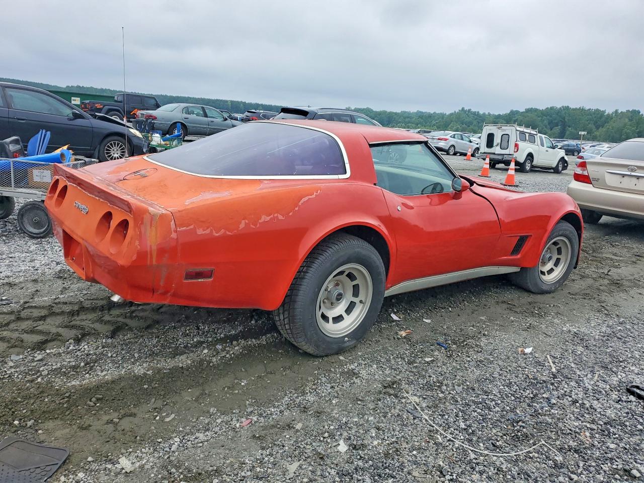 1980 Chevrolet Corvette Red vin: 1Z878AS413715