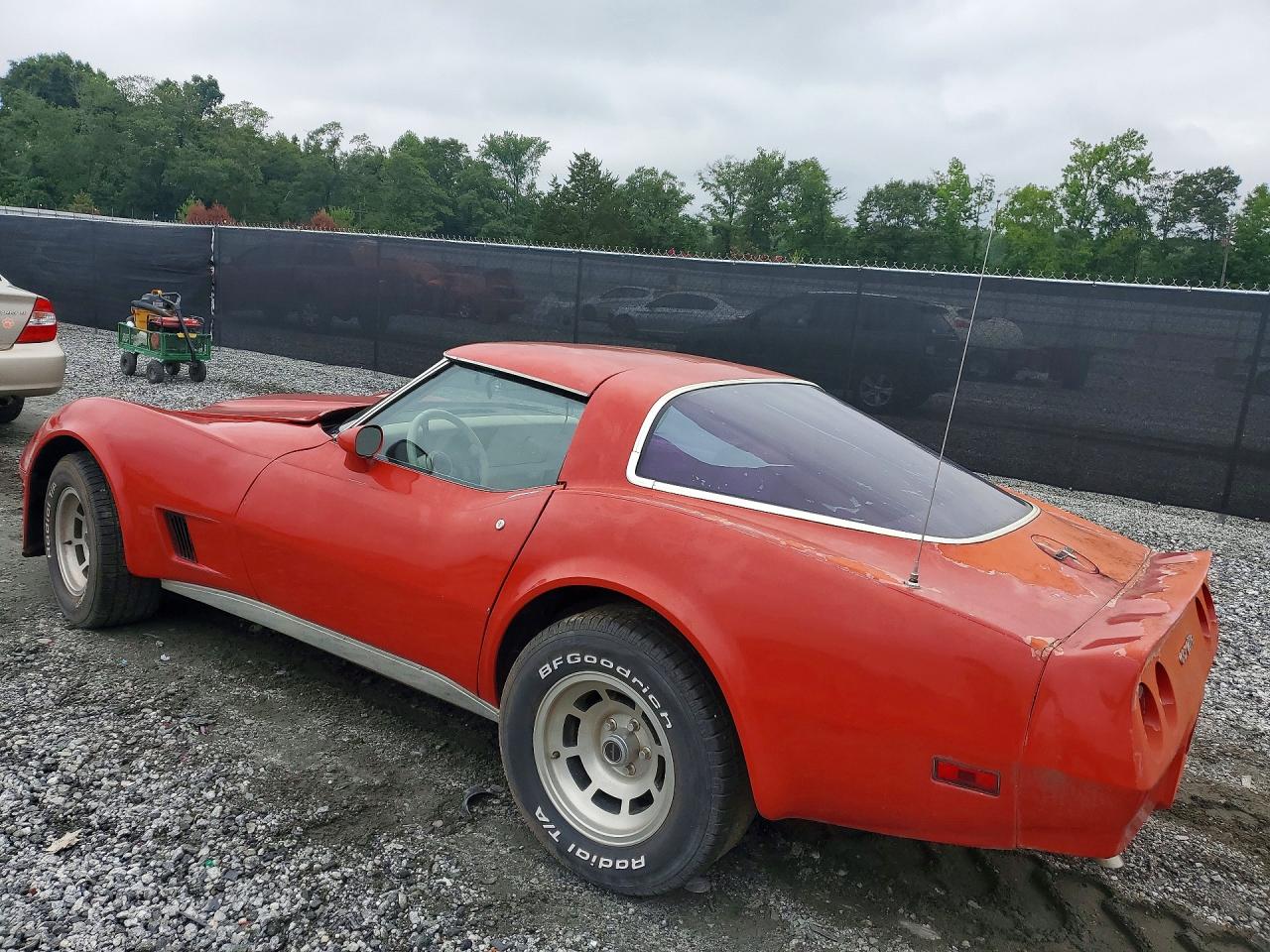 1980 Chevrolet Corvette Red vin: 1Z878AS413715