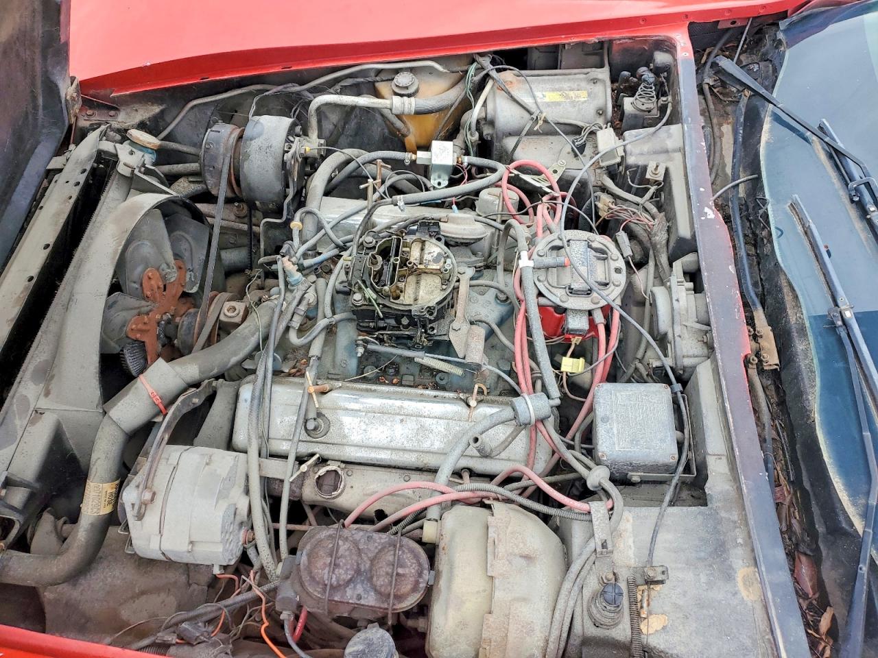 1980 Chevrolet Corvette Red vin: 1Z878AS413715
