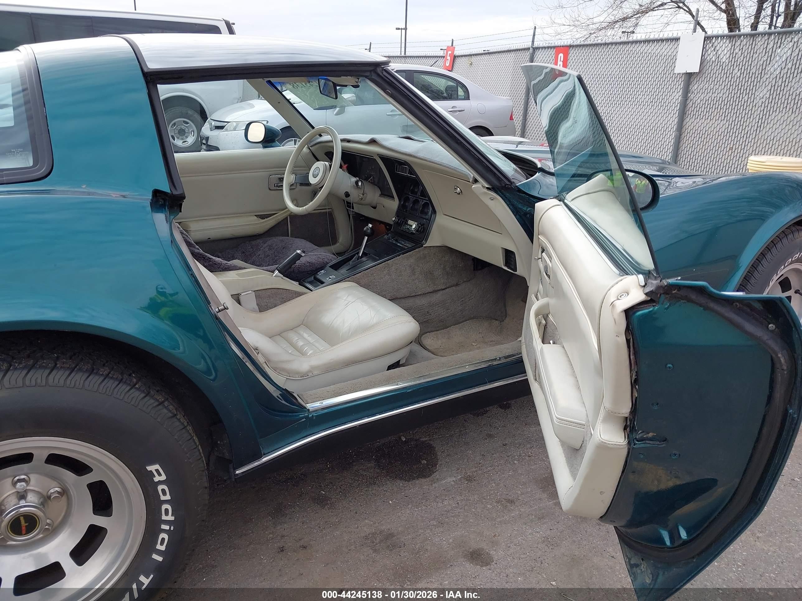1980 Chevrolet Corvette   Зеленый vin: 1Z878AS431825    