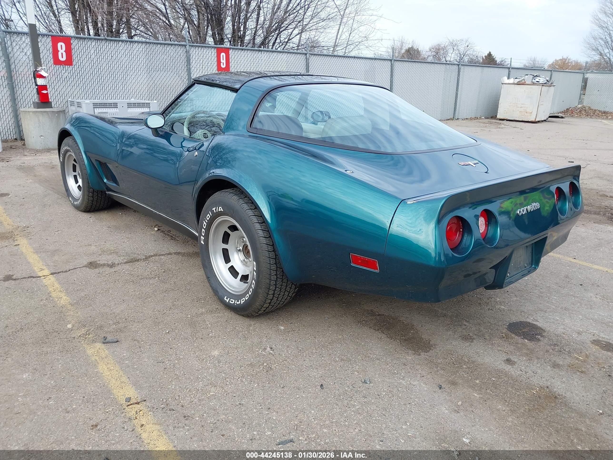 1980 Chevrolet Corvette   Зеленый vin: 1Z878AS431825    