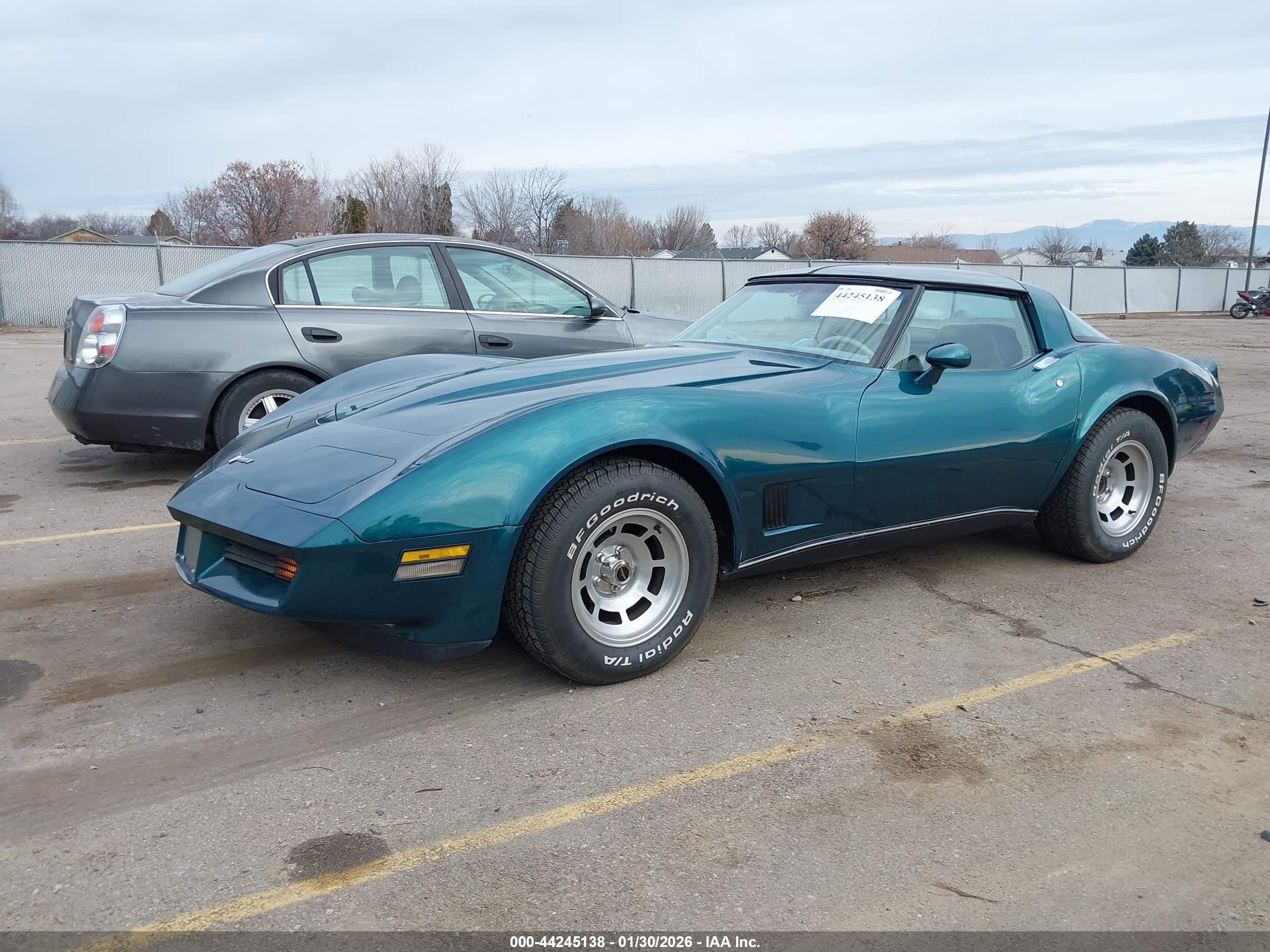 1980 Chevrolet Corvette   Зеленый vin: 1Z878AS431825    