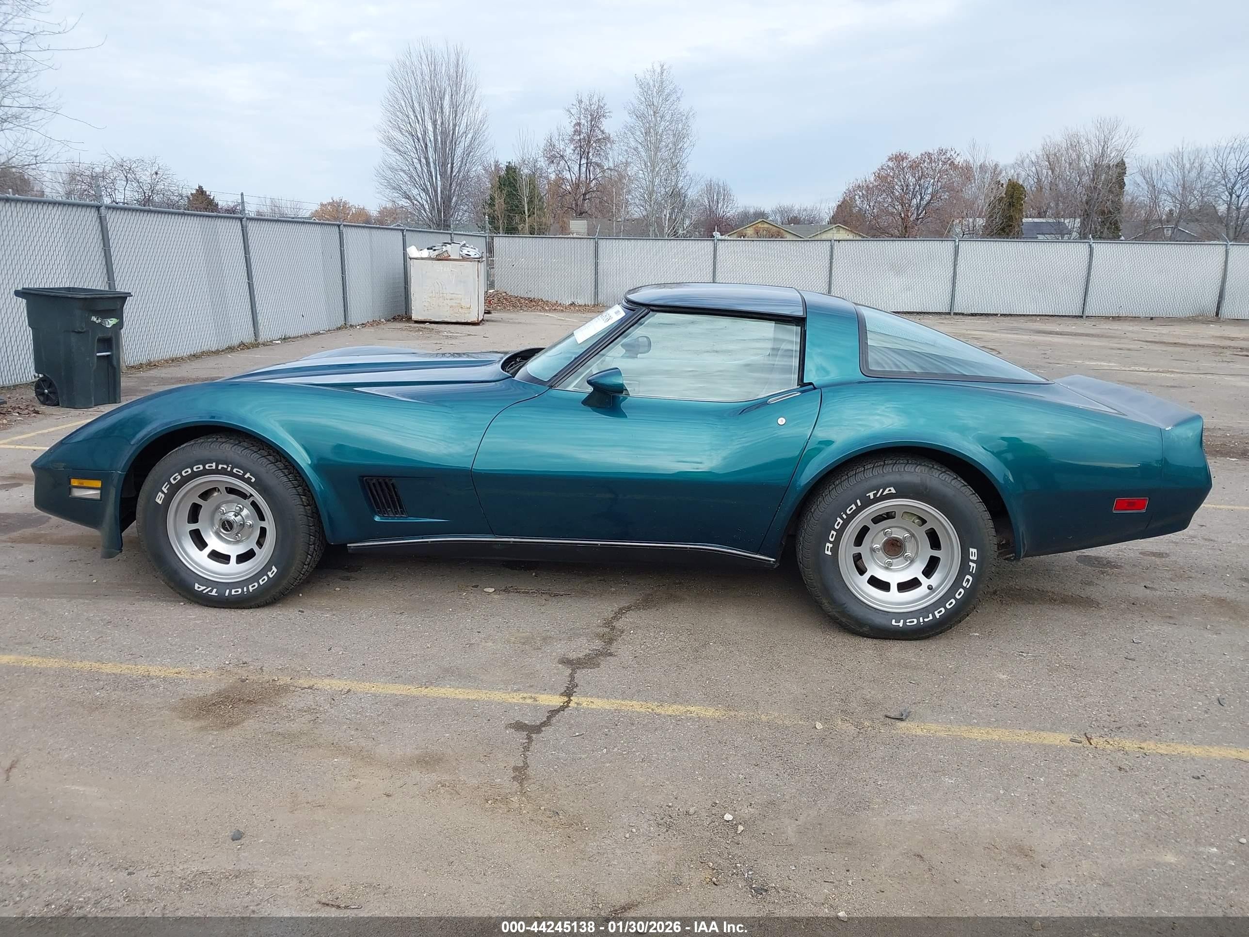 1980 Chevrolet Corvette   Зеленый vin: 1Z878AS431825    