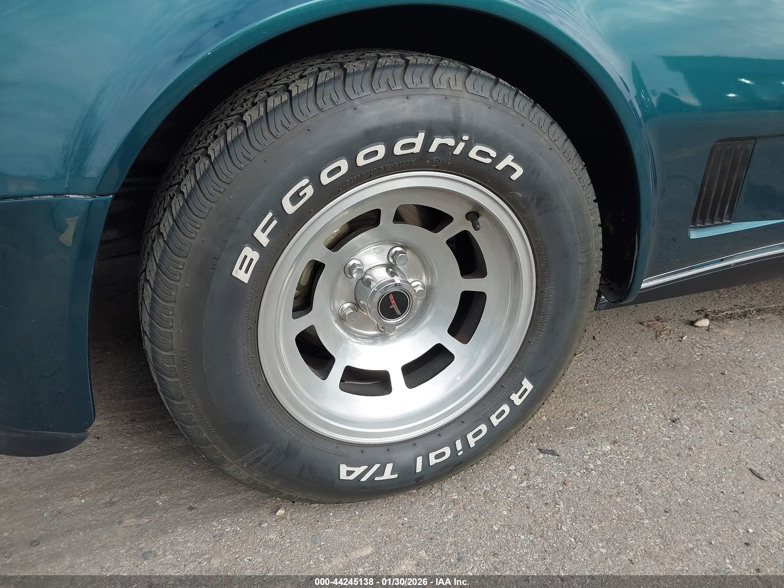 1980 Chevrolet Corvette   Зеленый vin: 1Z878AS431825    