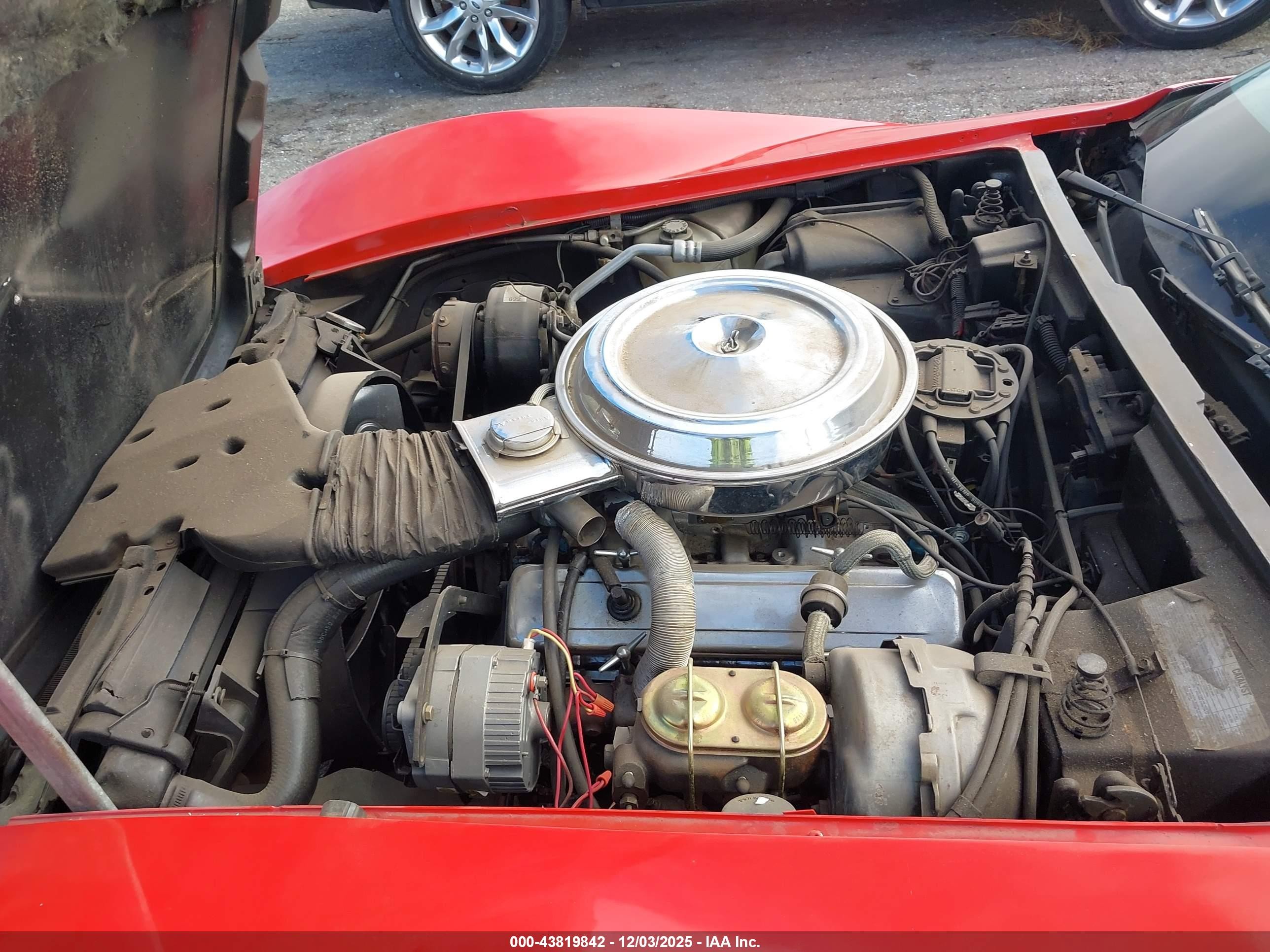 1978 Chevrolet Corvette   Красный vin: 1Z87L8S413637    