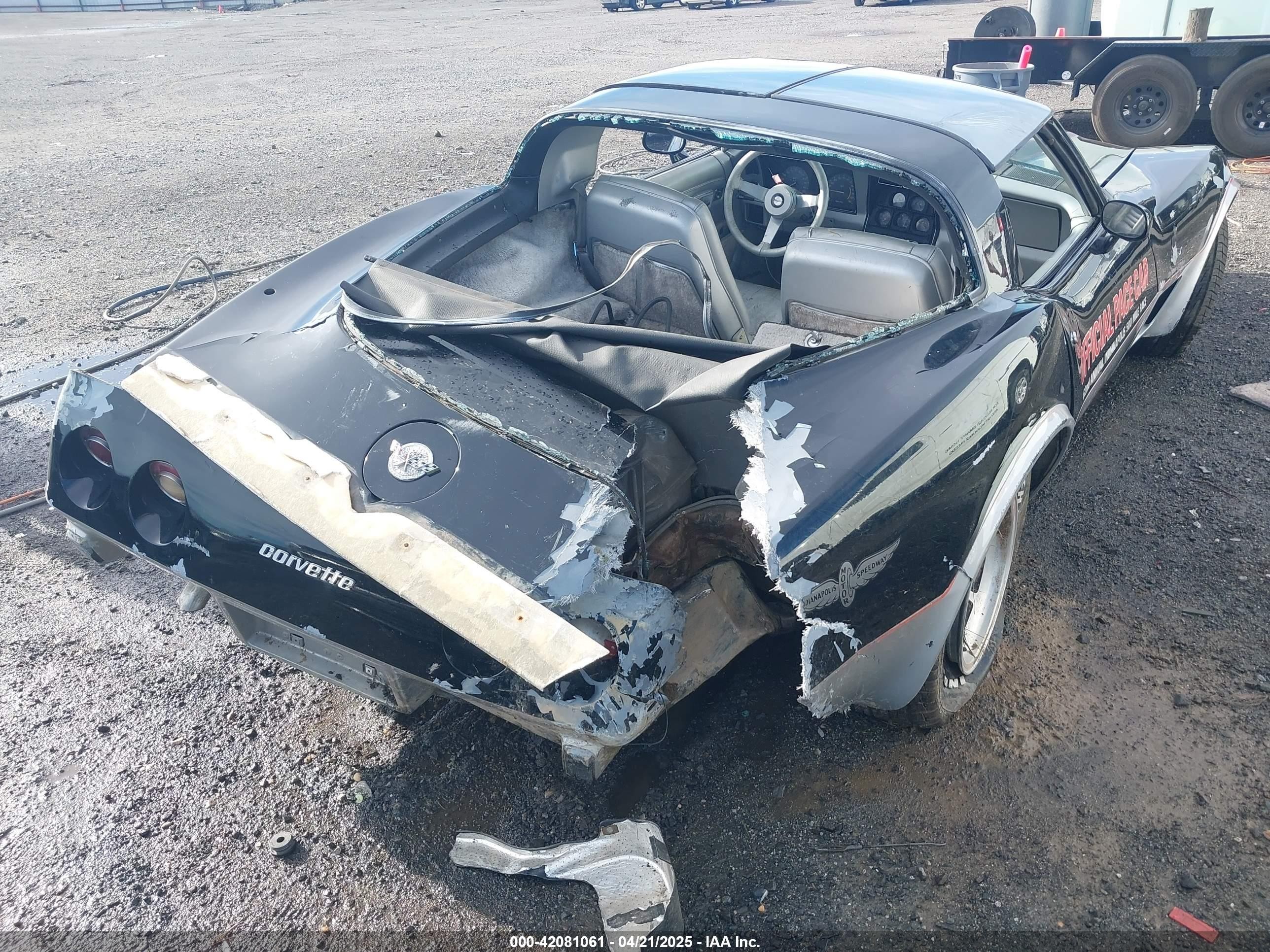 1978 Chev Corvette Anniversary   Черный vin: 1Z87L8S900145    