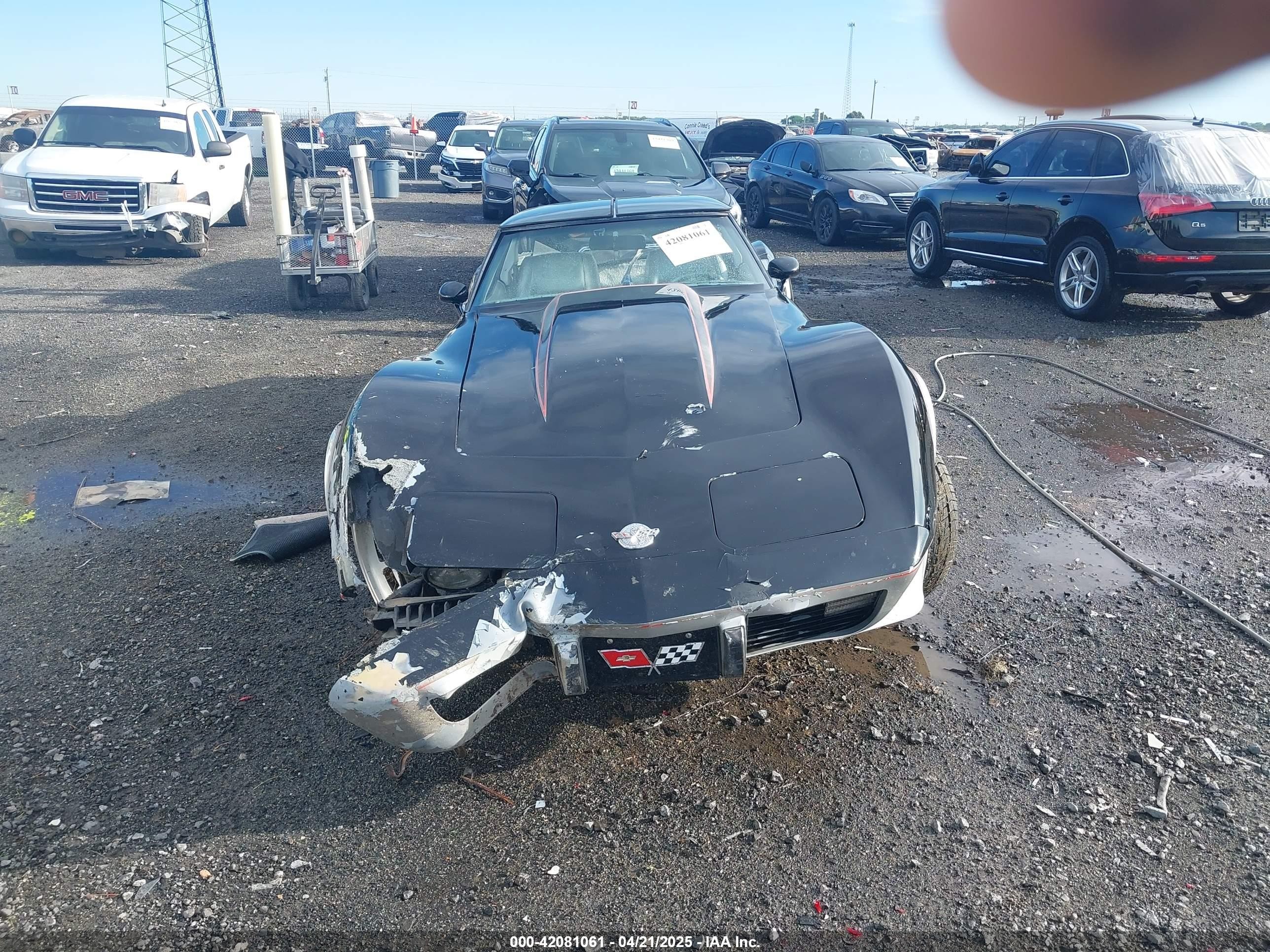 1978 Chev Corvette Anniversary   Черный vin: 1Z87L8S900145    