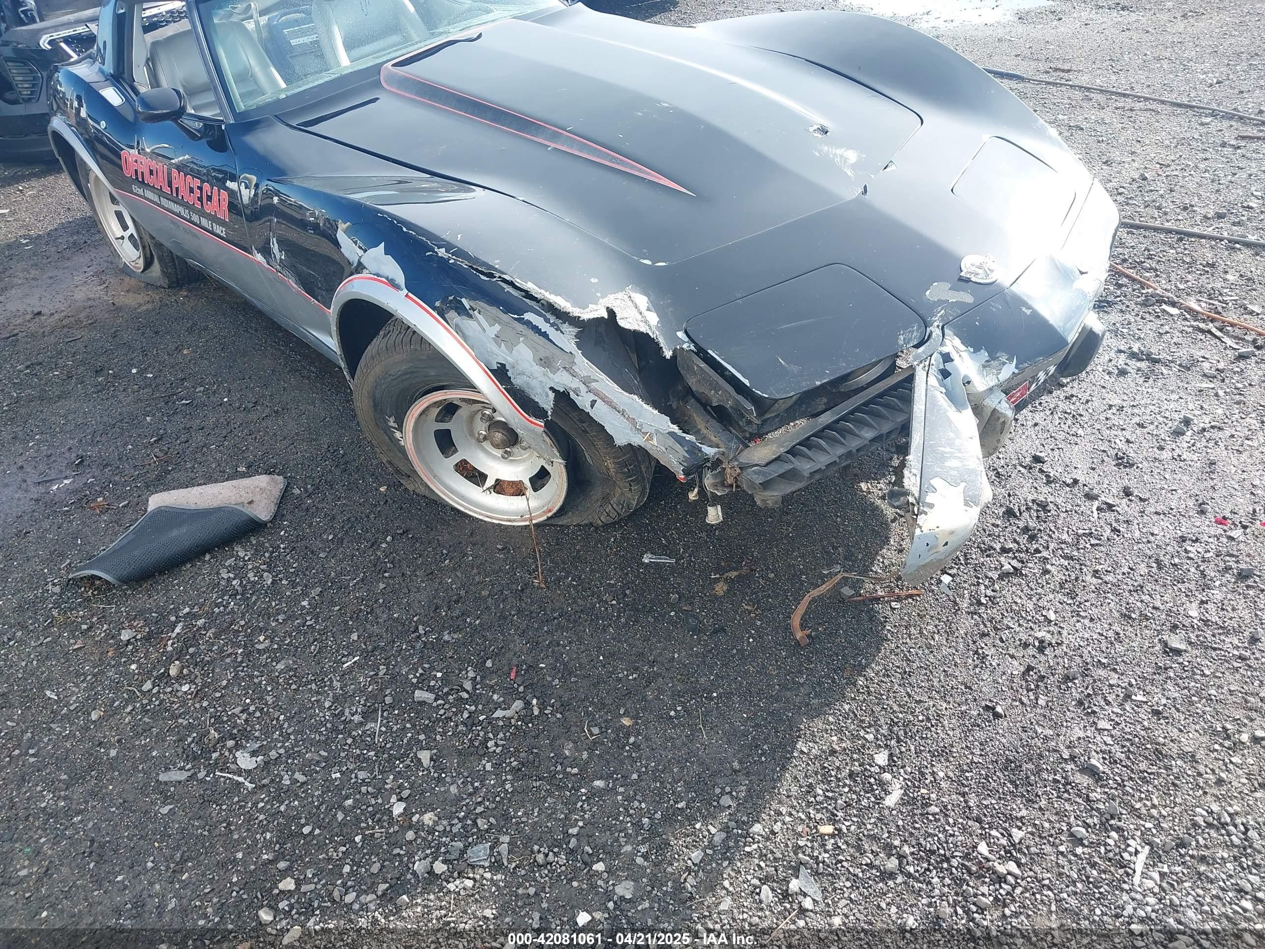 1978 Chev Corvette Anniversary   Черный vin: 1Z87L8S900145    
