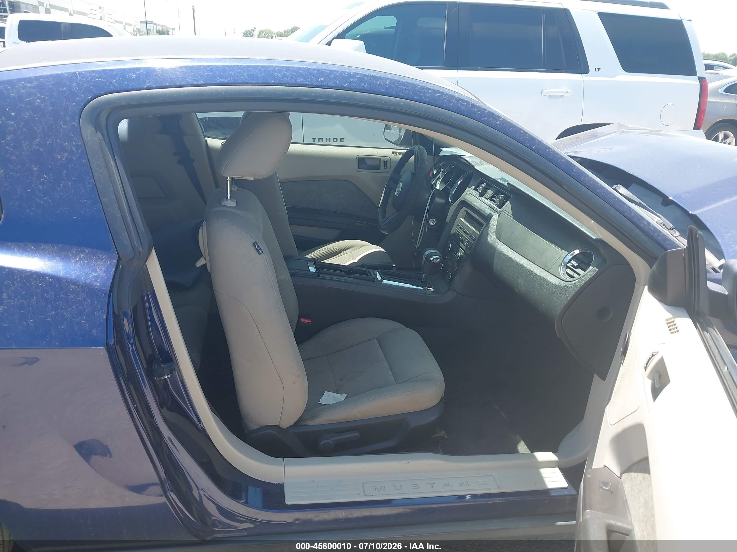 2011 Ford Mustang V6 Blue vin: 1ZVBP8AM0B5125510