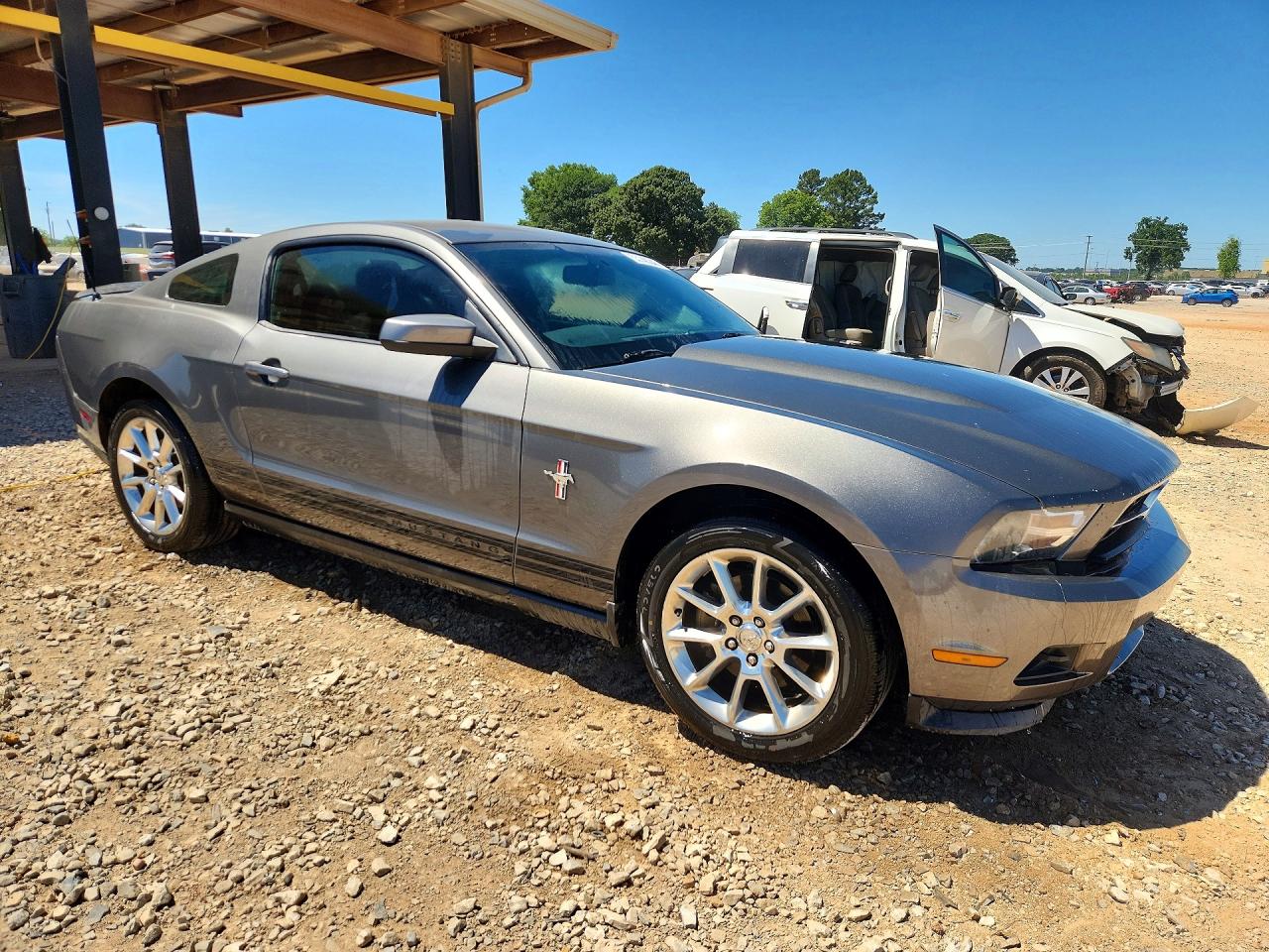 2011 Ford Mustang Gray vin: 1ZVBP8AM0B5132876