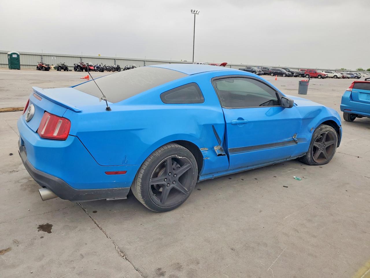2011 Ford Mustang Blue vin: 1ZVBP8AM0B5132974
