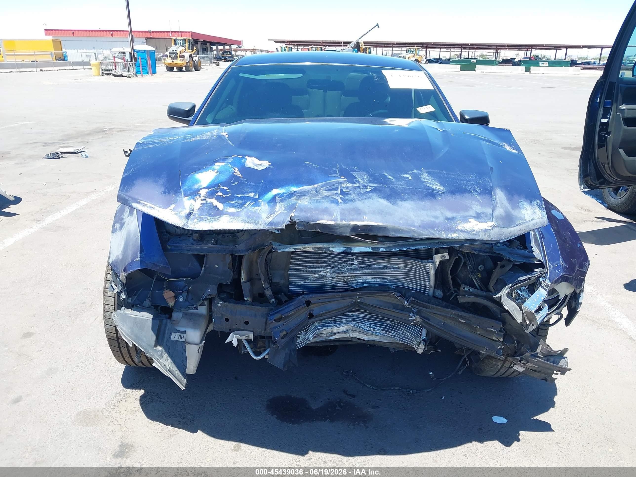 2011 Ford Mustang V6 Blue vin: 1ZVBP8AM0B5136037