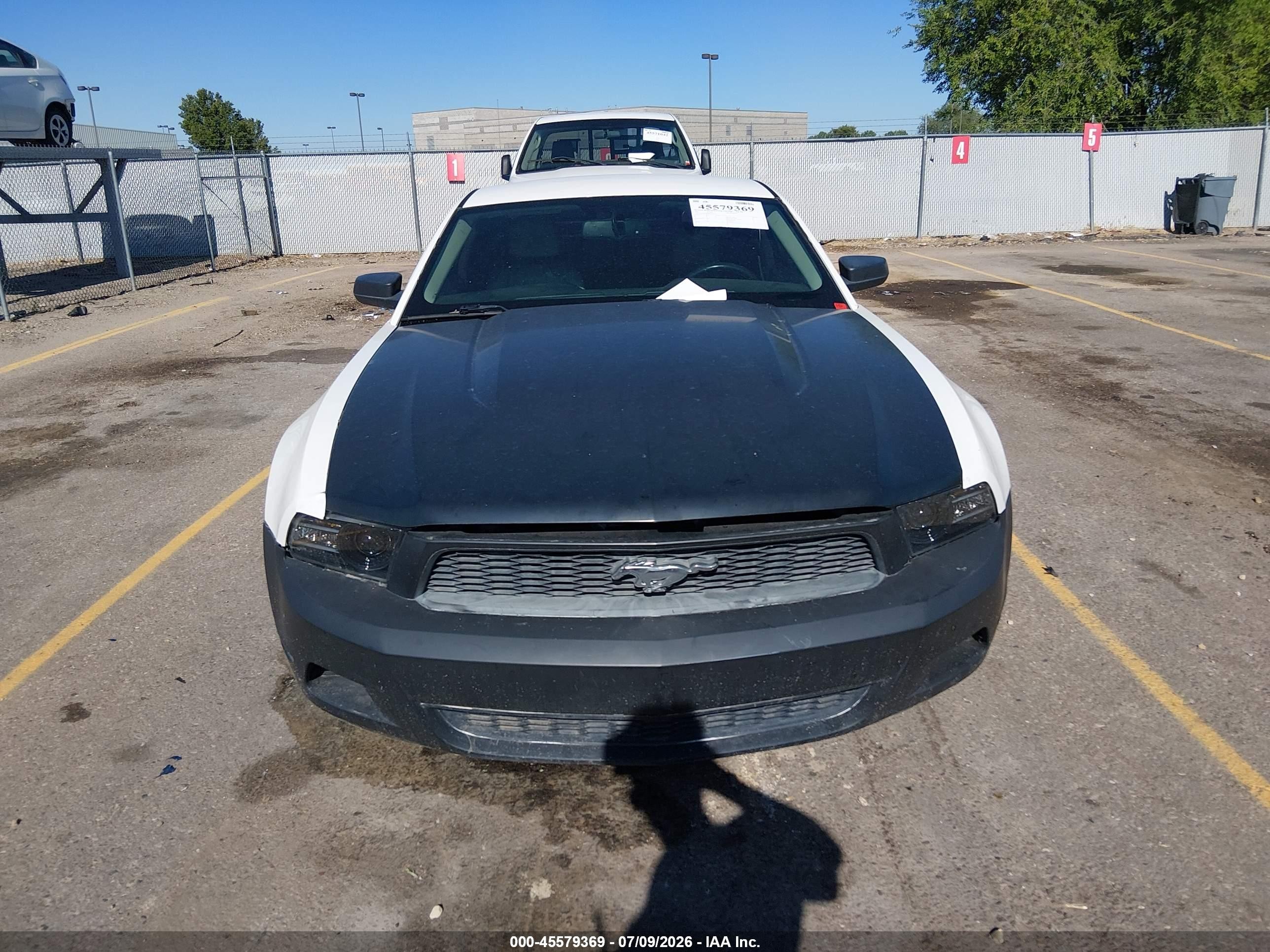 2011 Ford Mustang V6 Premium White vin: 1ZVBP8AM0B5137110