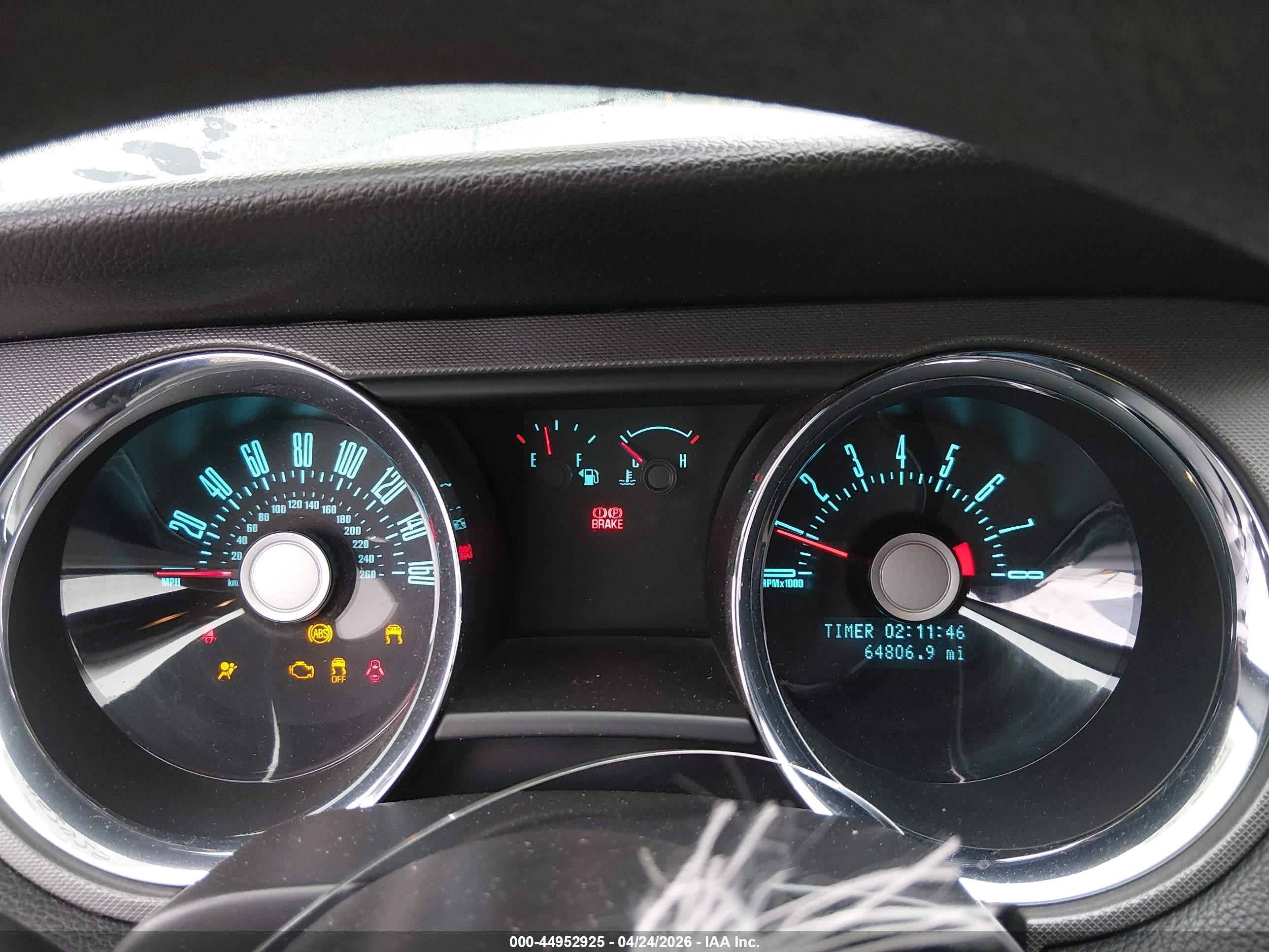 2011 Ford Mustang V6 Black vin: 1ZVBP8AM0B5169653