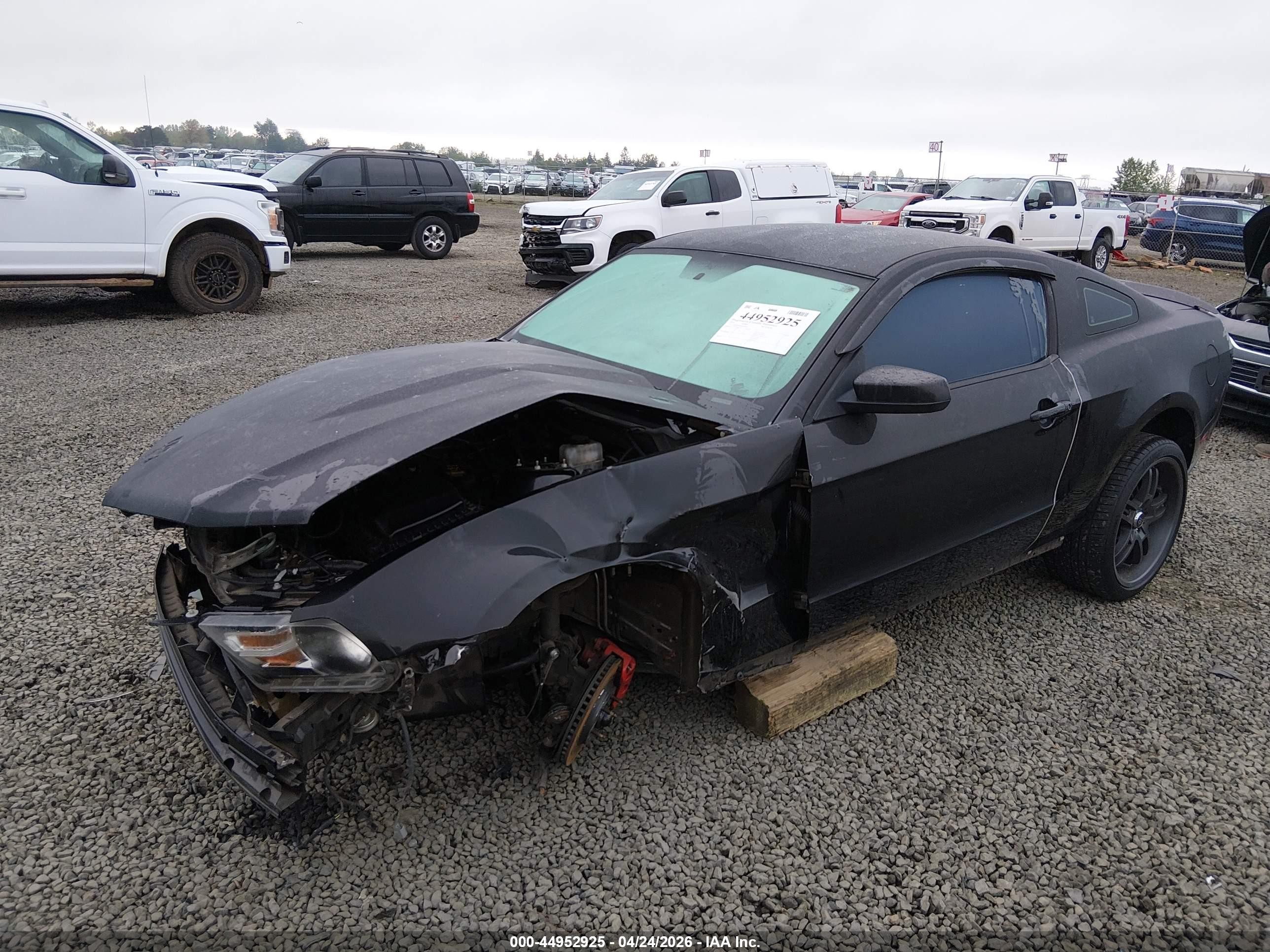 2011 Ford Mustang V6 Black vin: 1ZVBP8AM0B5169653