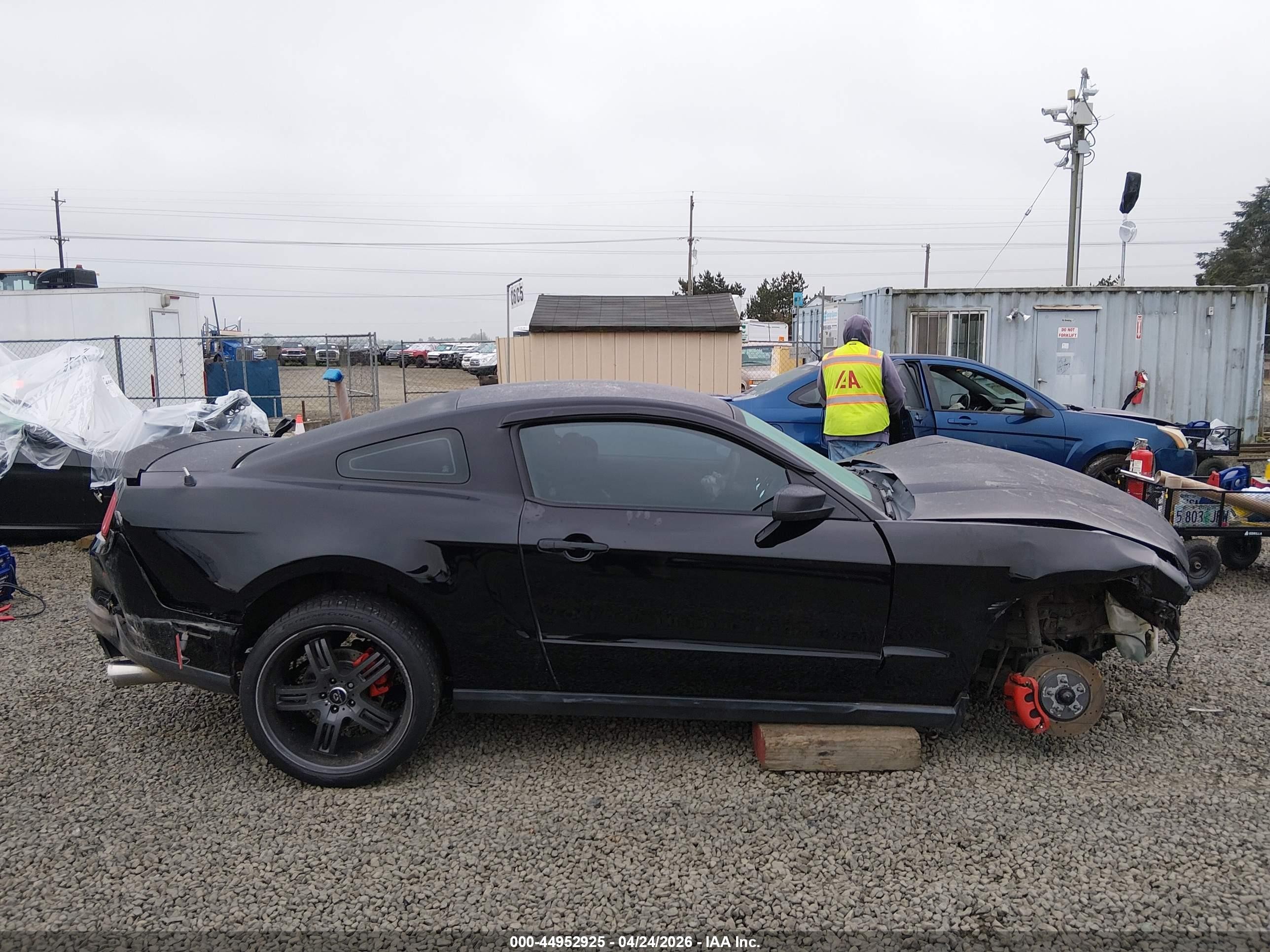 2011 Ford Mustang V6 Black vin: 1ZVBP8AM0B5169653