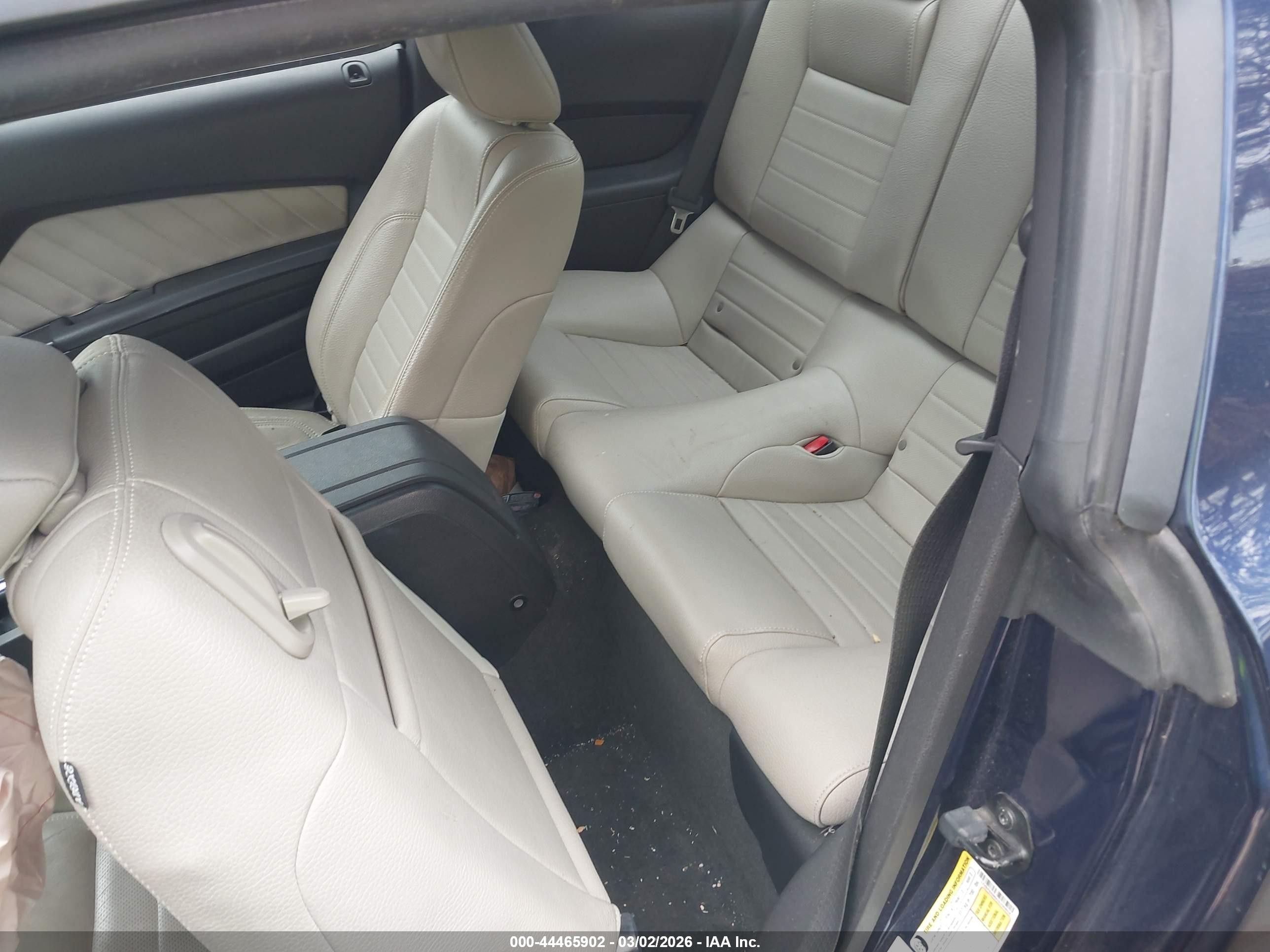 2012 Ford Mustang V6 Premium Blue vin: 1ZVBP8AM0C5200658