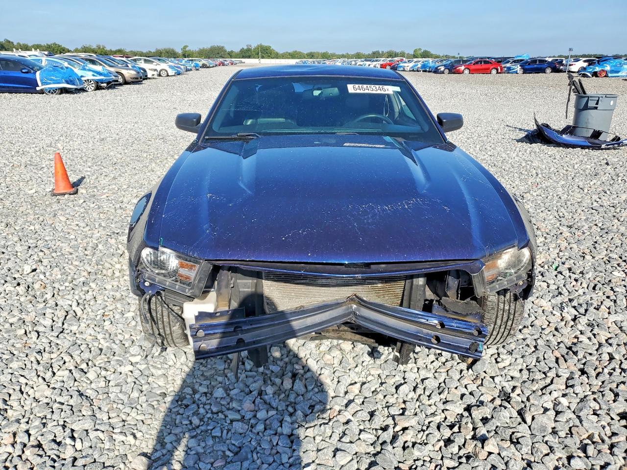 2012 Ford Mustang Blue vin: 1ZVBP8AM0C5208470