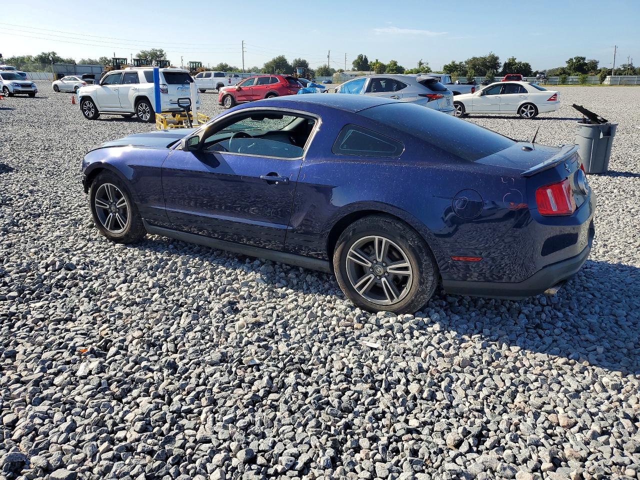 2012 Ford Mustang Blue vin: 1ZVBP8AM0C5208470