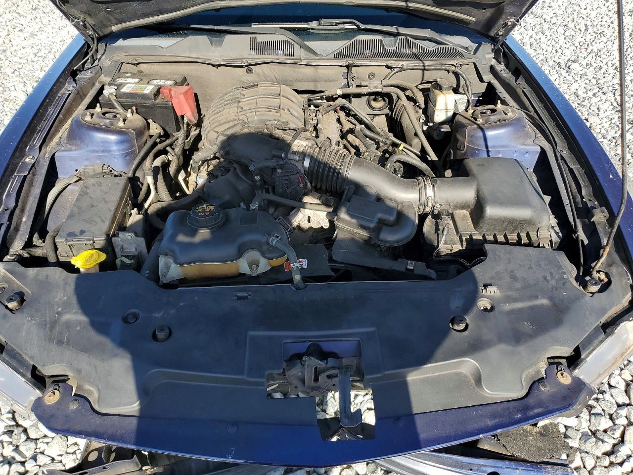 2012 Ford Mustang Blue vin: 1ZVBP8AM0C5208470