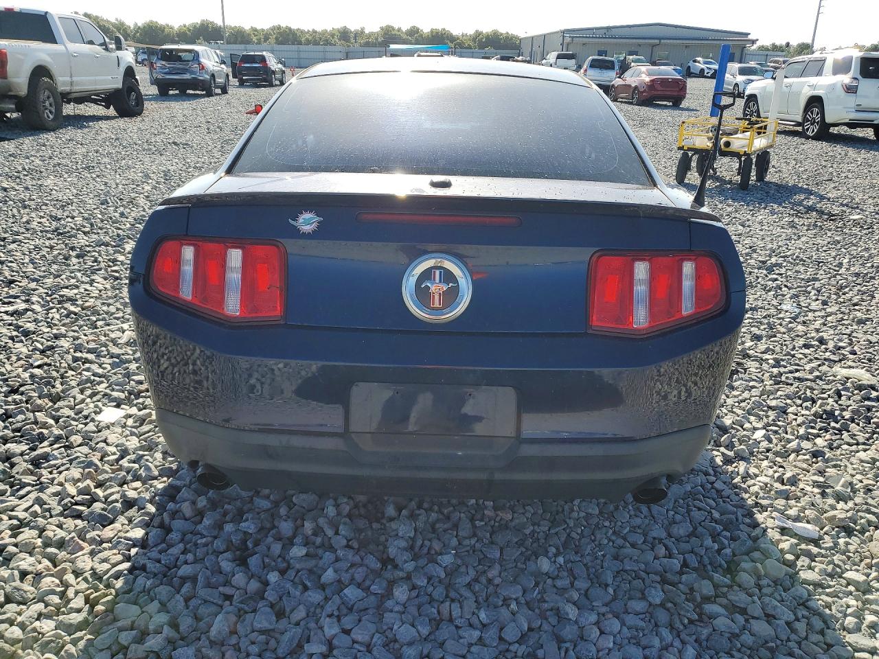 2012 Ford Mustang Blue vin: 1ZVBP8AM0C5208470