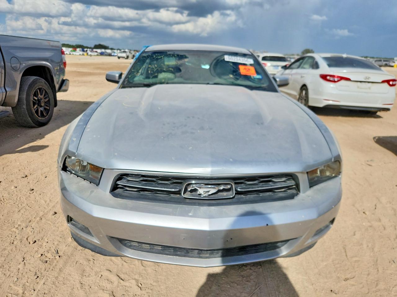 2012 Ford Mustang Silver vin: 1ZVBP8AM0C5235488