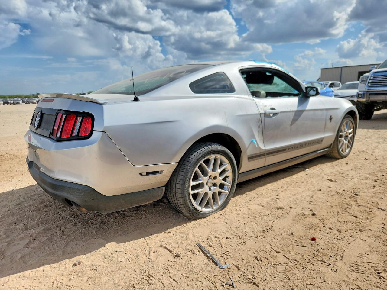 2012 Ford Mustang Silver vin: 1ZVBP8AM0C5235488