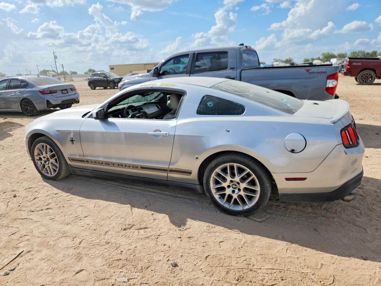 2012 Ford Mustang Silver vin: 1ZVBP8AM0C5235488