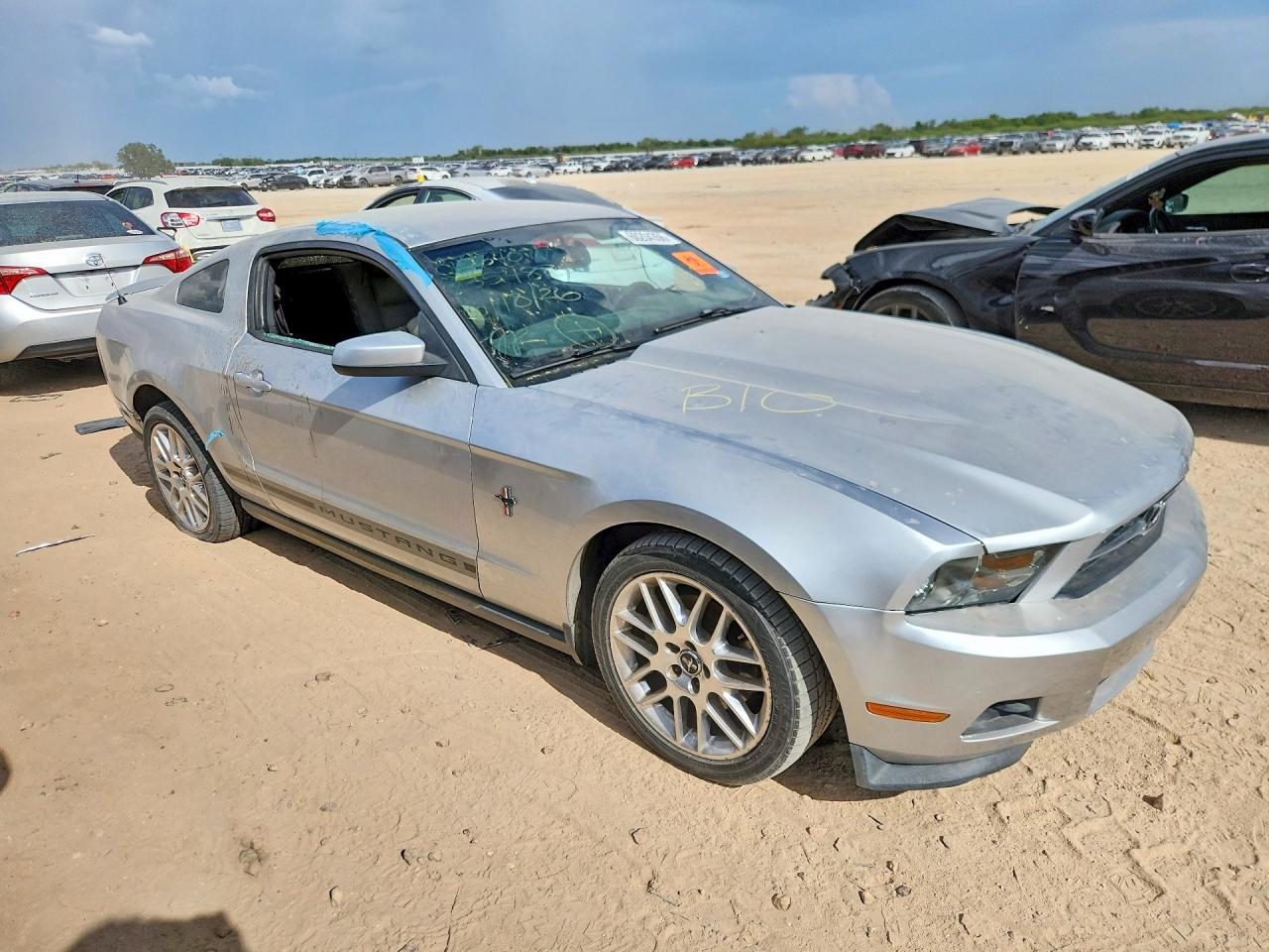 2012 Ford Mustang Silver vin: 1ZVBP8AM0C5235488