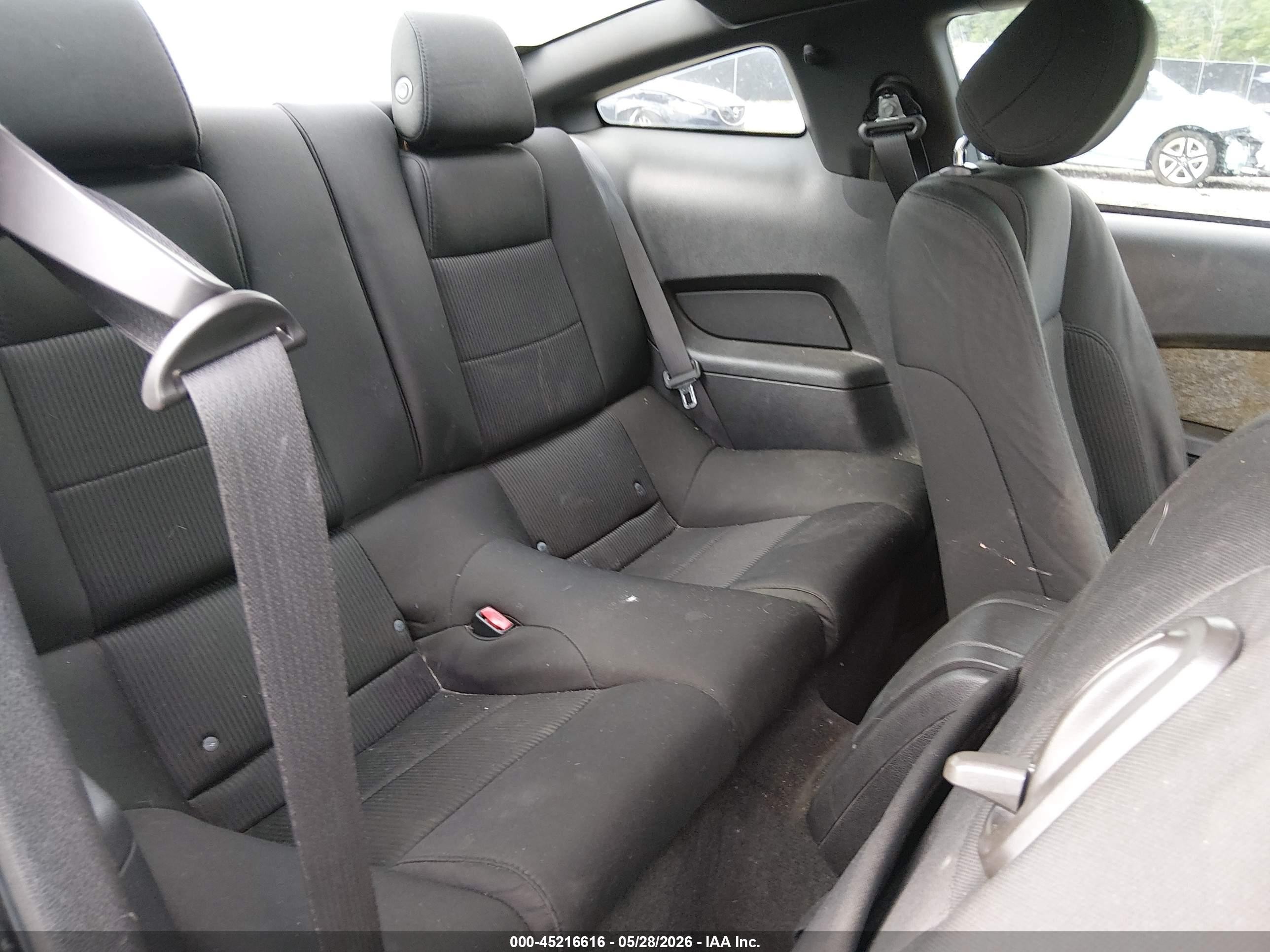 2012 Ford Mustang V6 Black vin: 1ZVBP8AM0C5288000