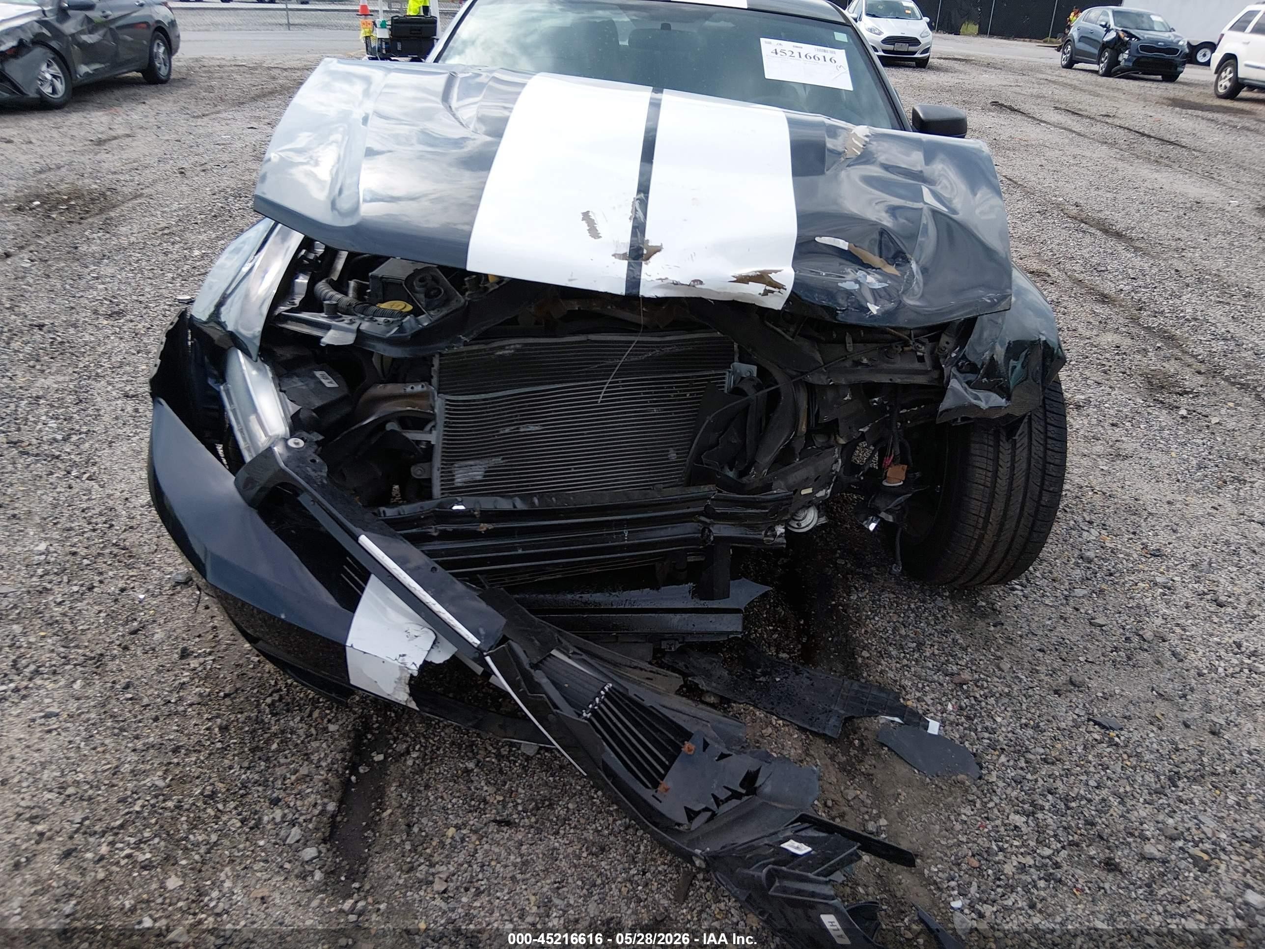 2012 Ford Mustang V6 Black vin: 1ZVBP8AM0C5288000