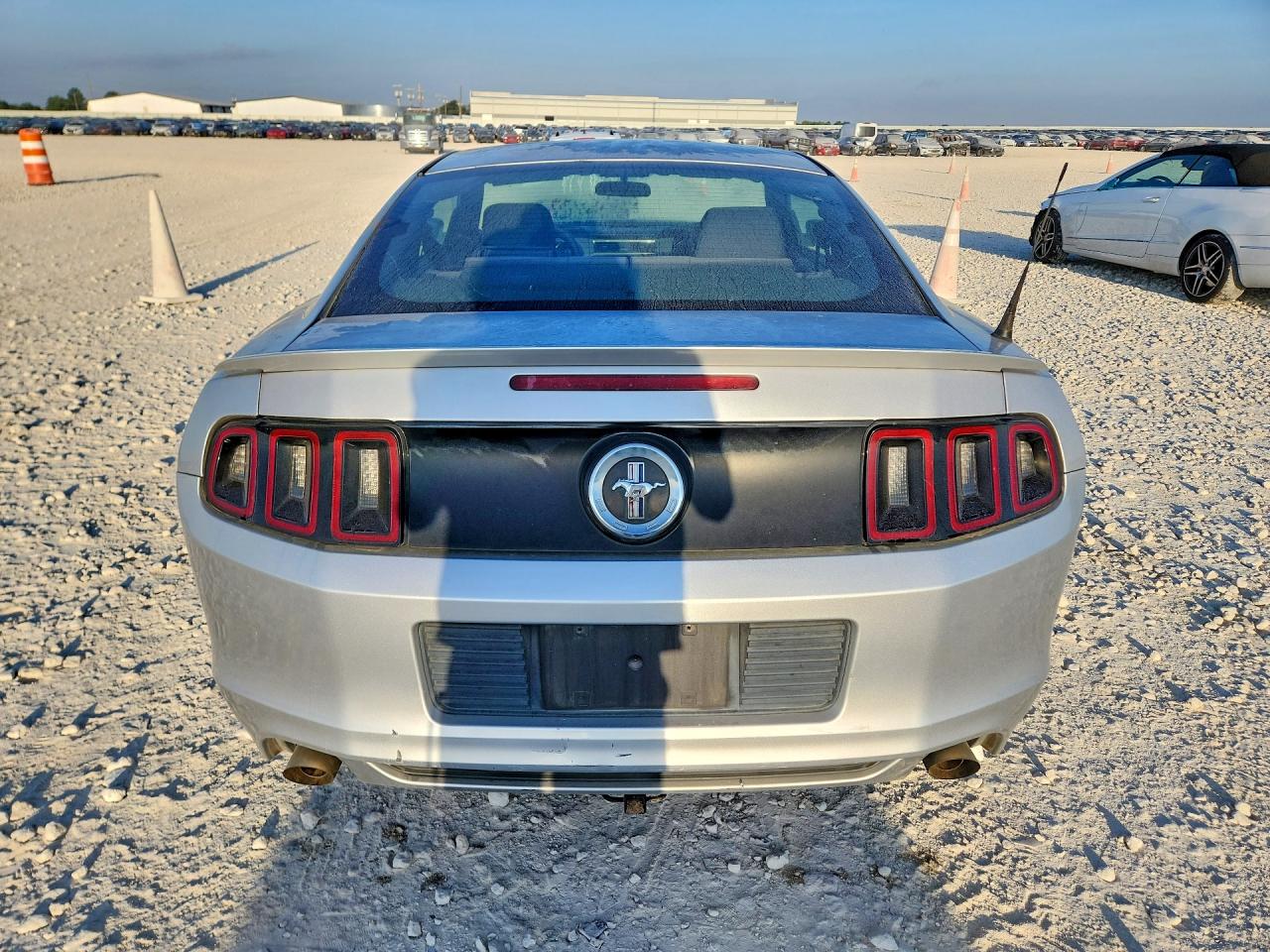 2013 Ford Mustang Silver vin: 1ZVBP8AM0D5200788