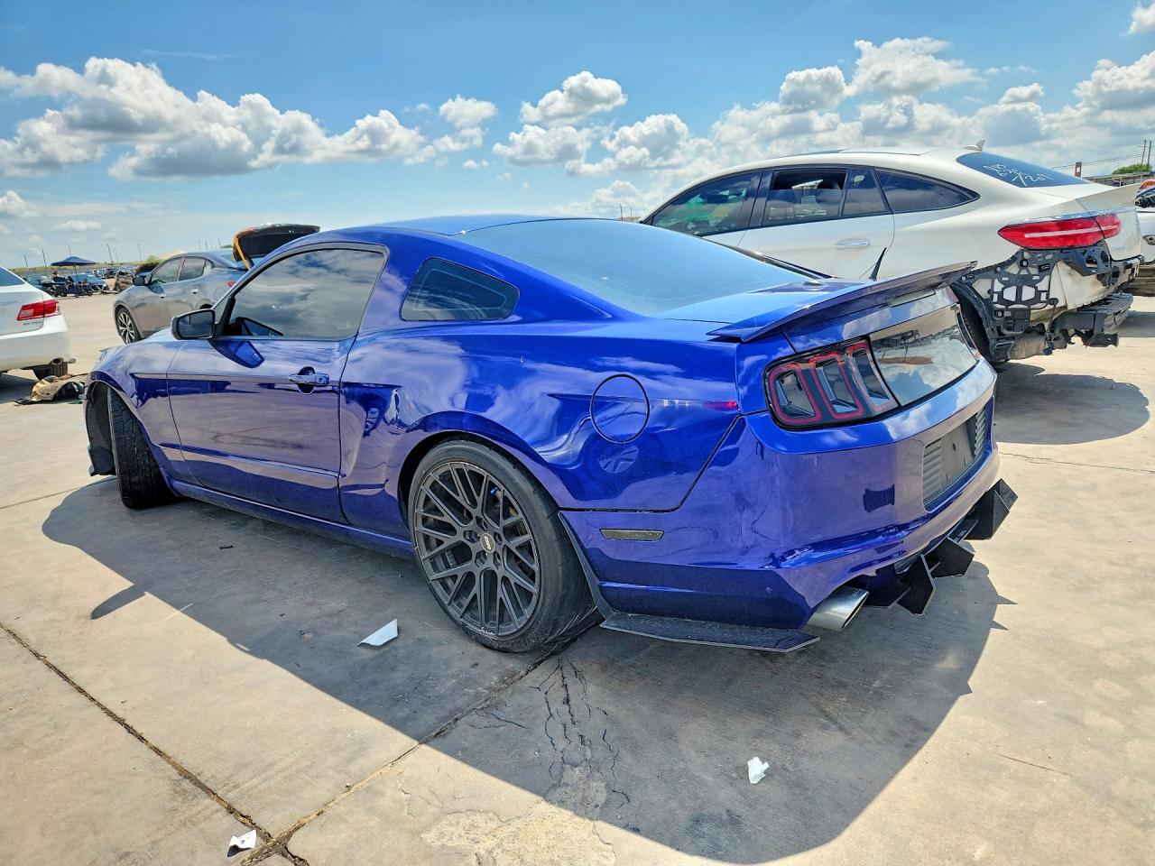 2013 Ford Mustang Blue vin: 1ZVBP8AM0D5251191